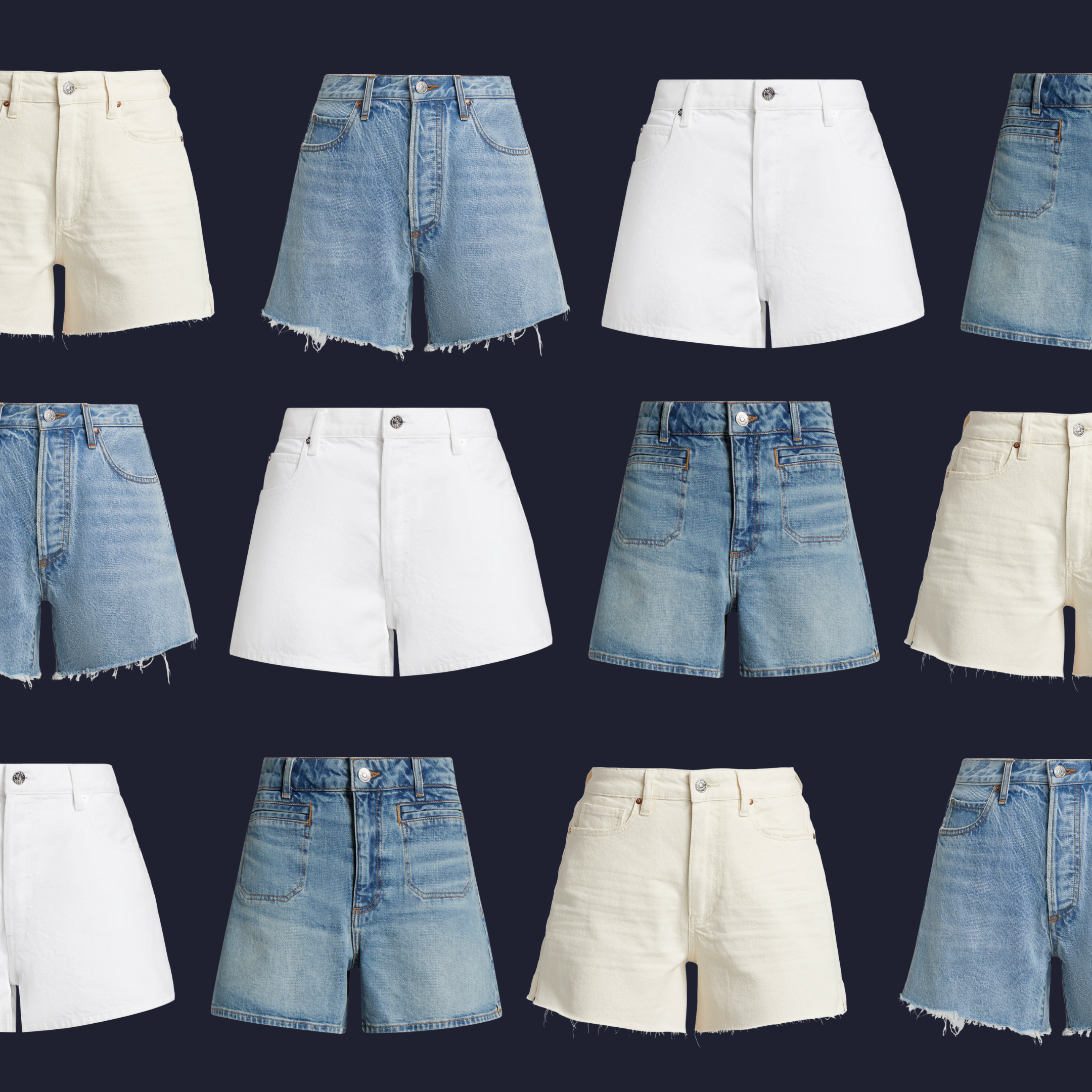 What we're wearing: Denim shorts