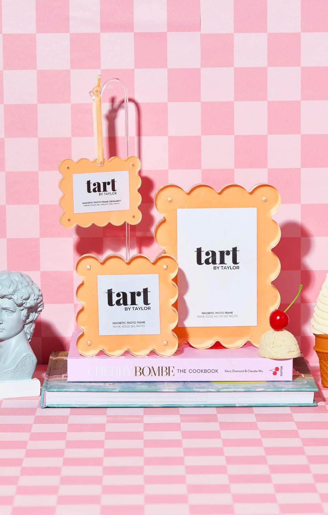 Orange Sherbet Mini Acrylic Picture Frame