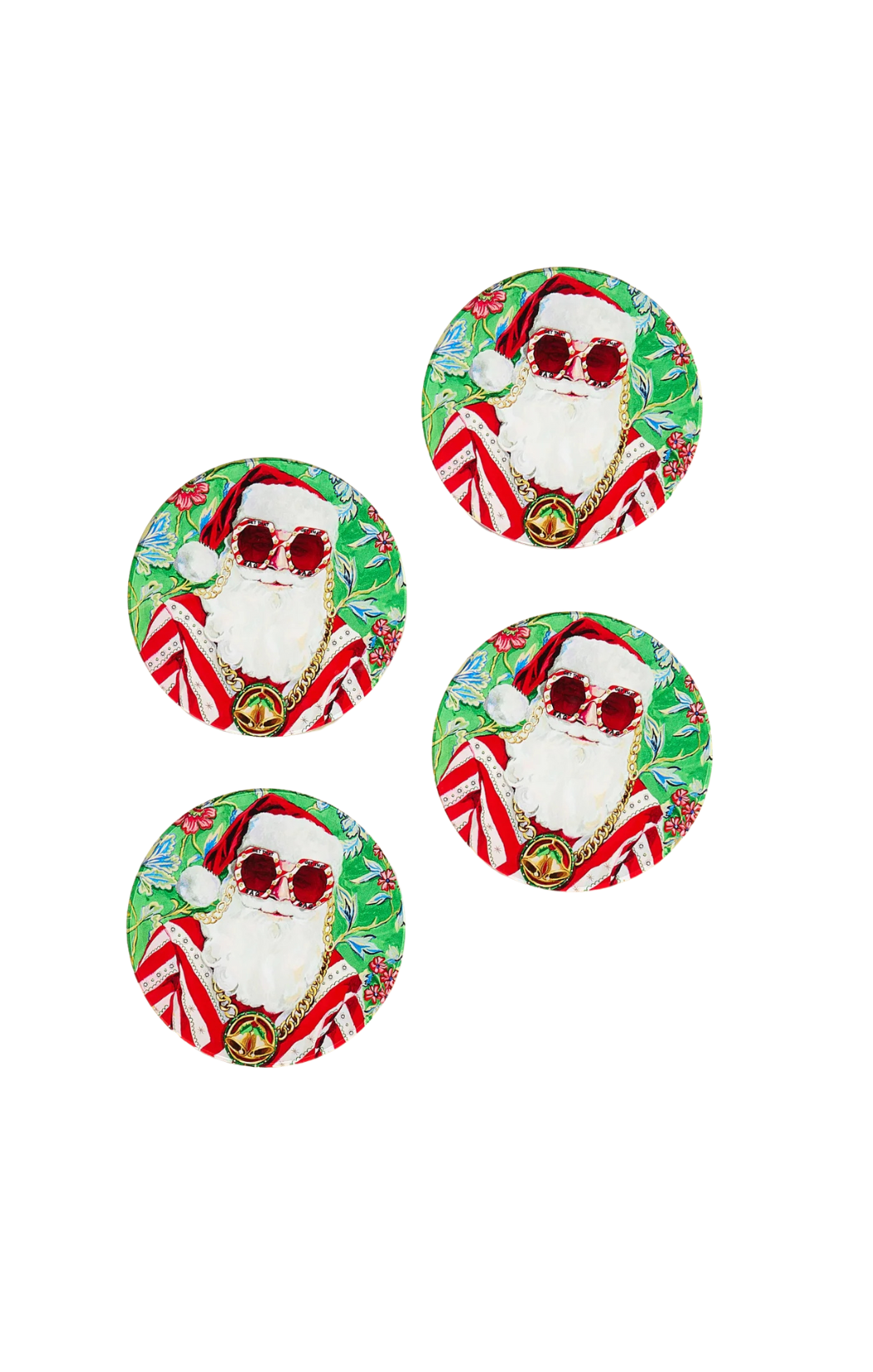Swanky Santa Coaster