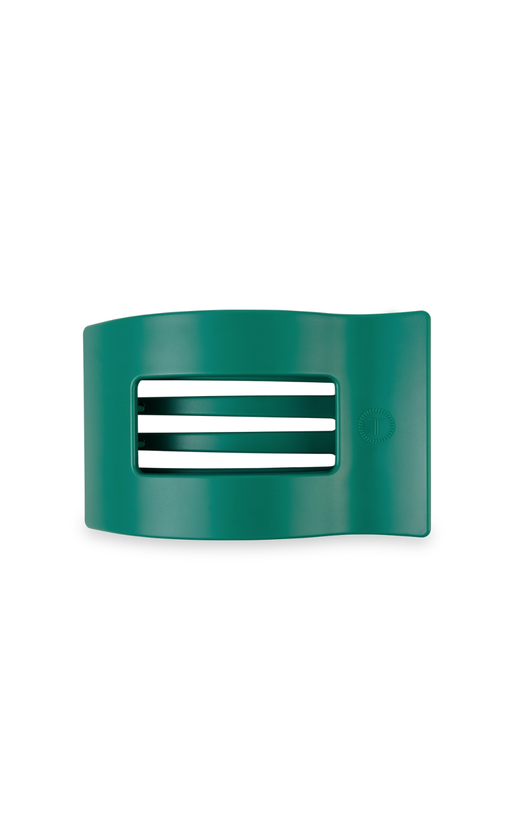 Flat Rectangle Hair Clip Medium Fir Real