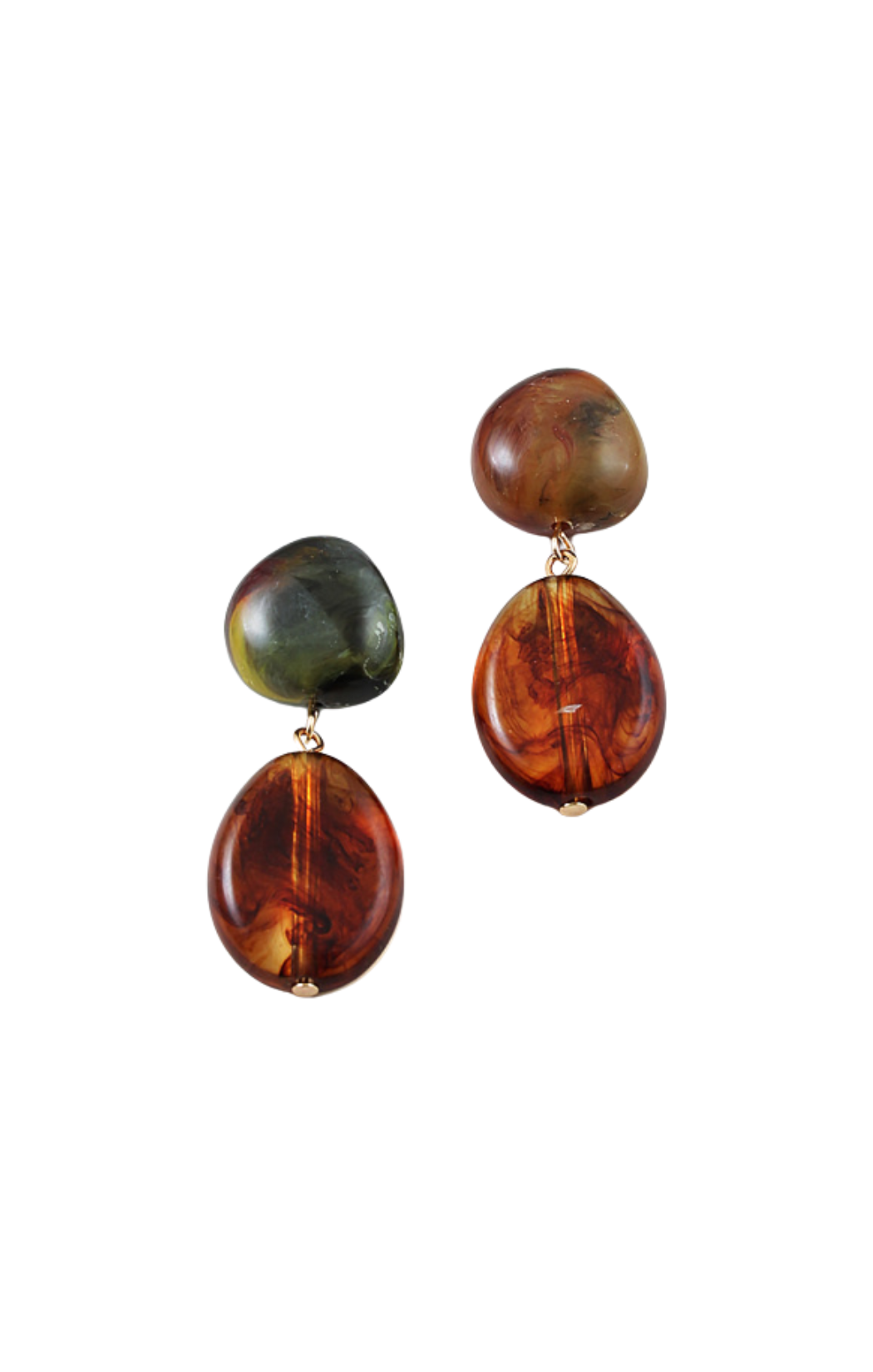 Wooden Drop Earring