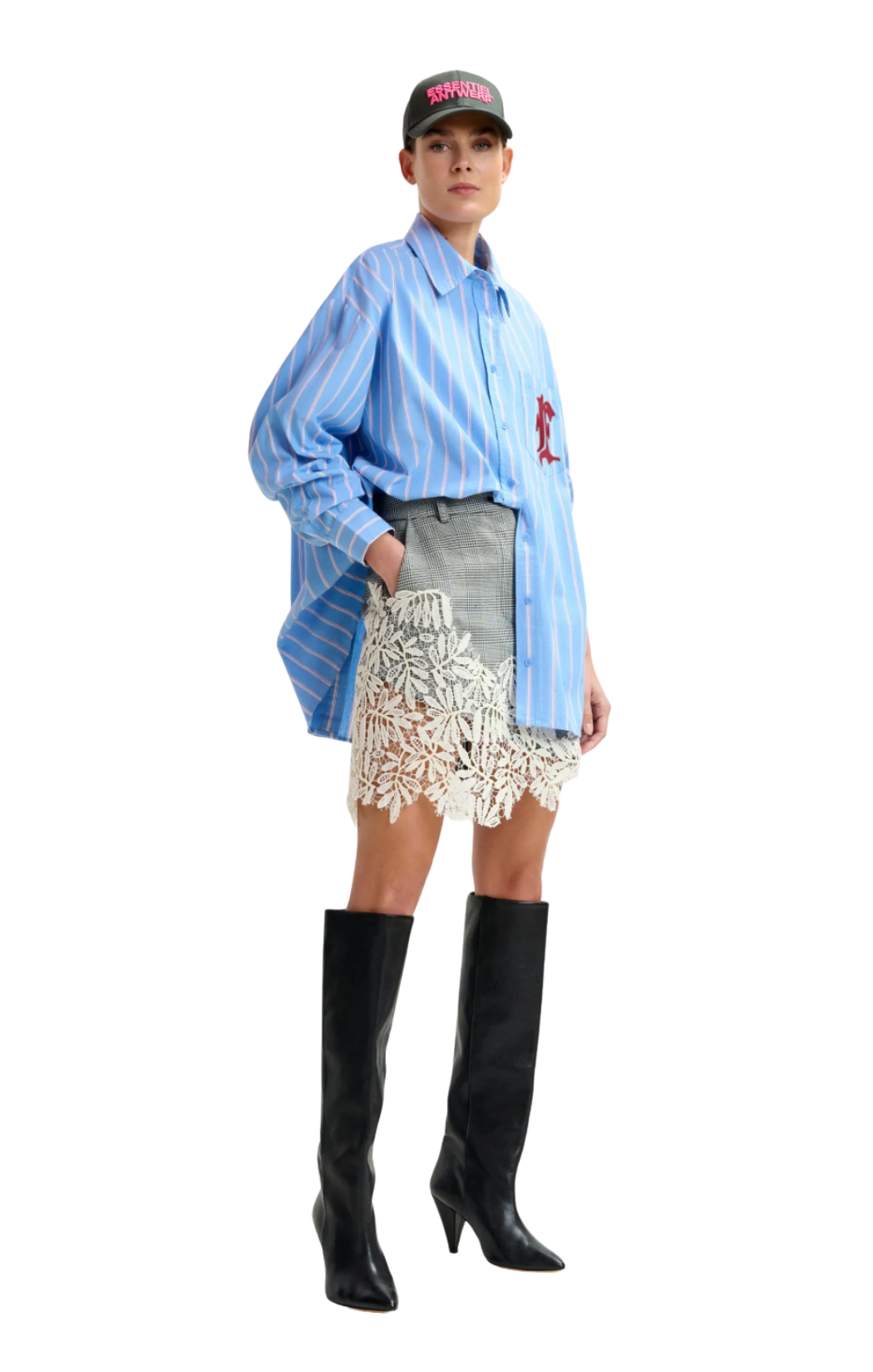 Interior Crochet Mini Skirt