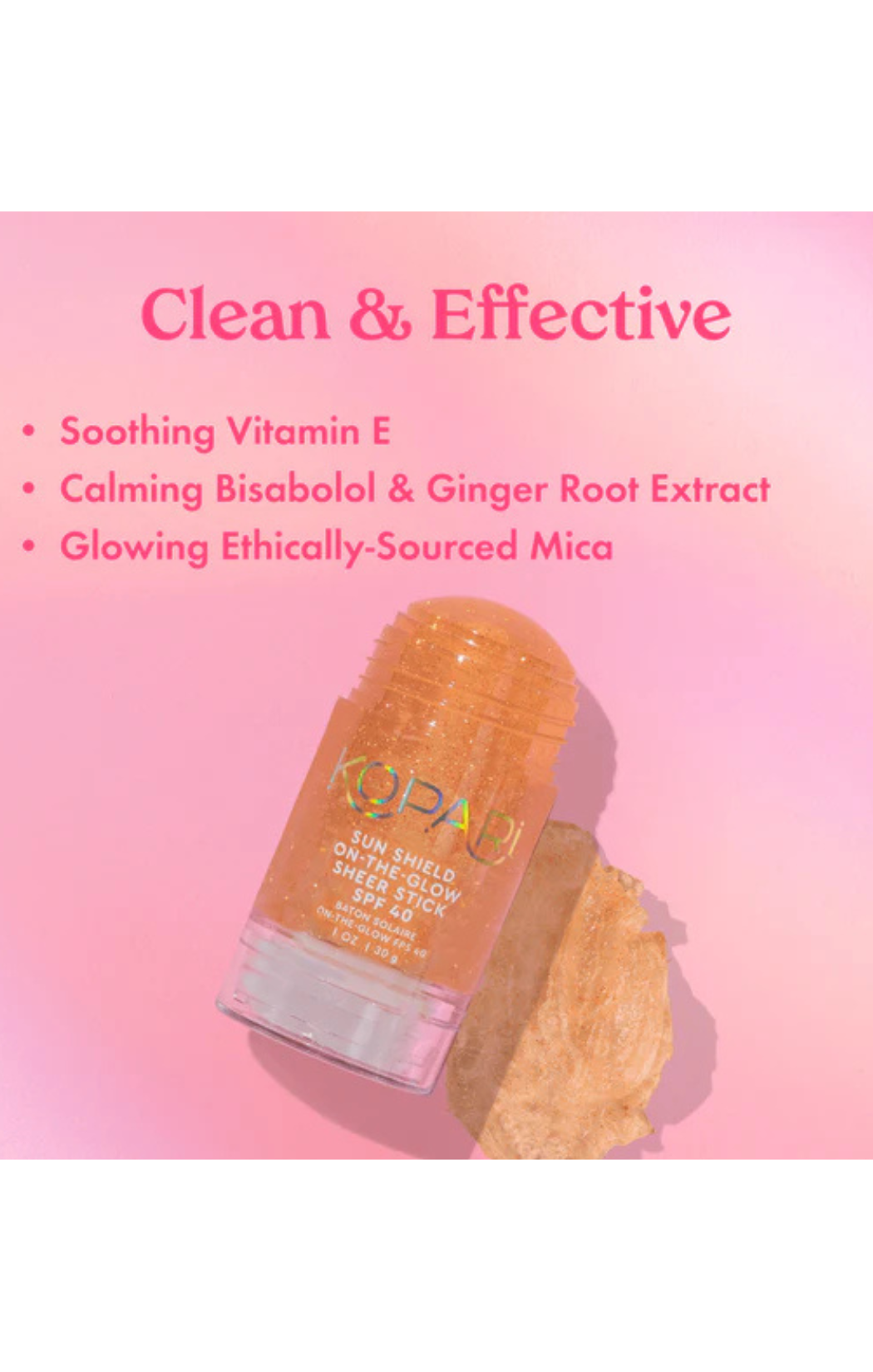 Sun Shield On-The-Glow Sheer Stick Sunscreen SPF 40