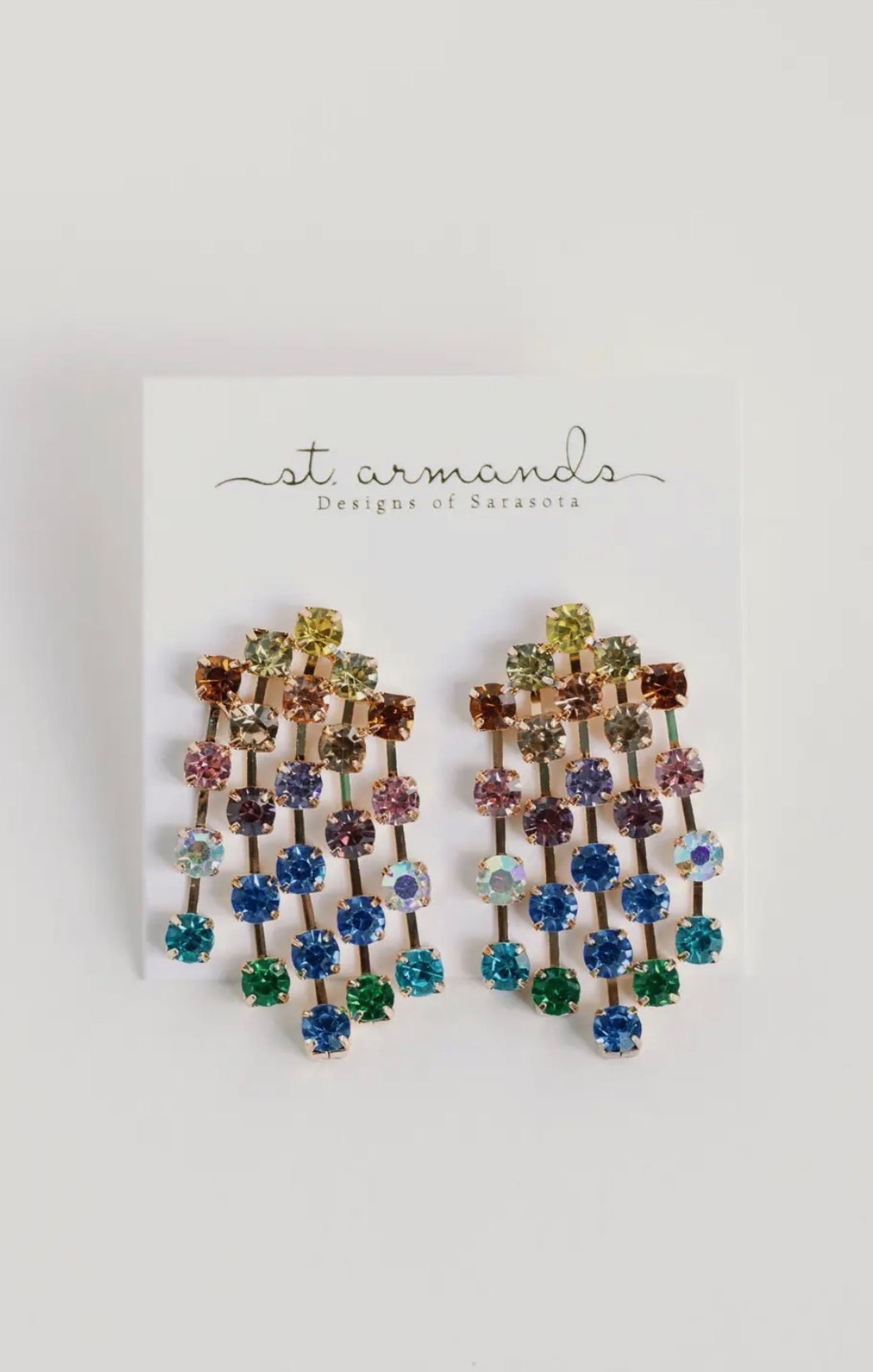 Rainbow Tassel Earring
