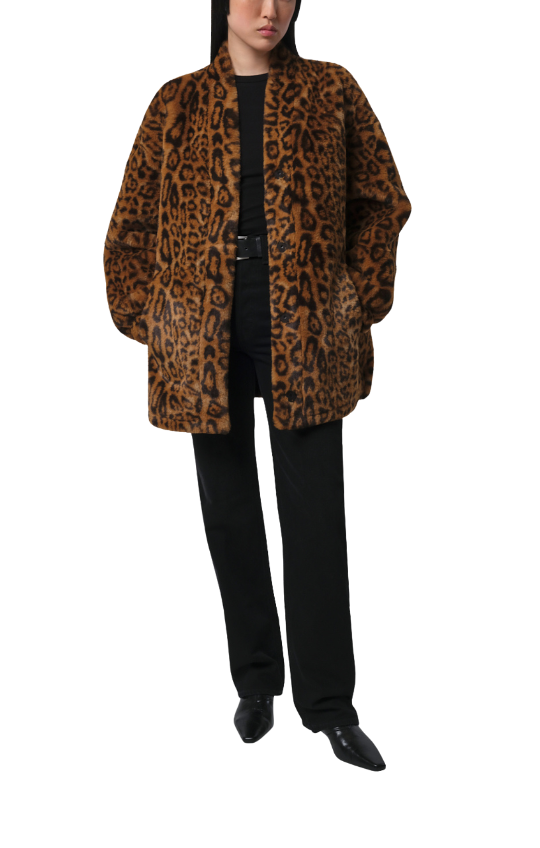 Jane Leopard Coatigan