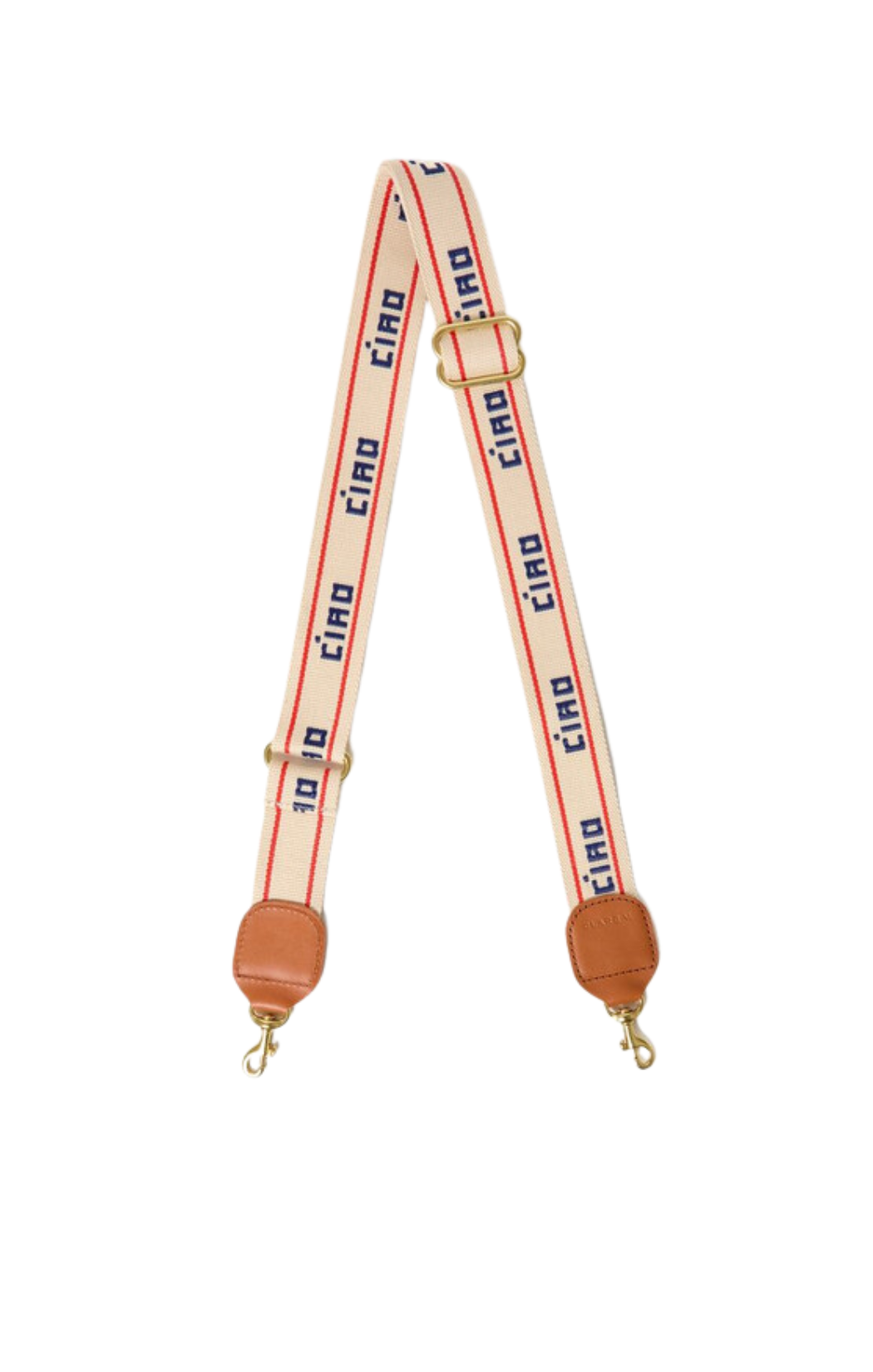 Adjustable Crossbody Strap - Ciao with Double Stripe