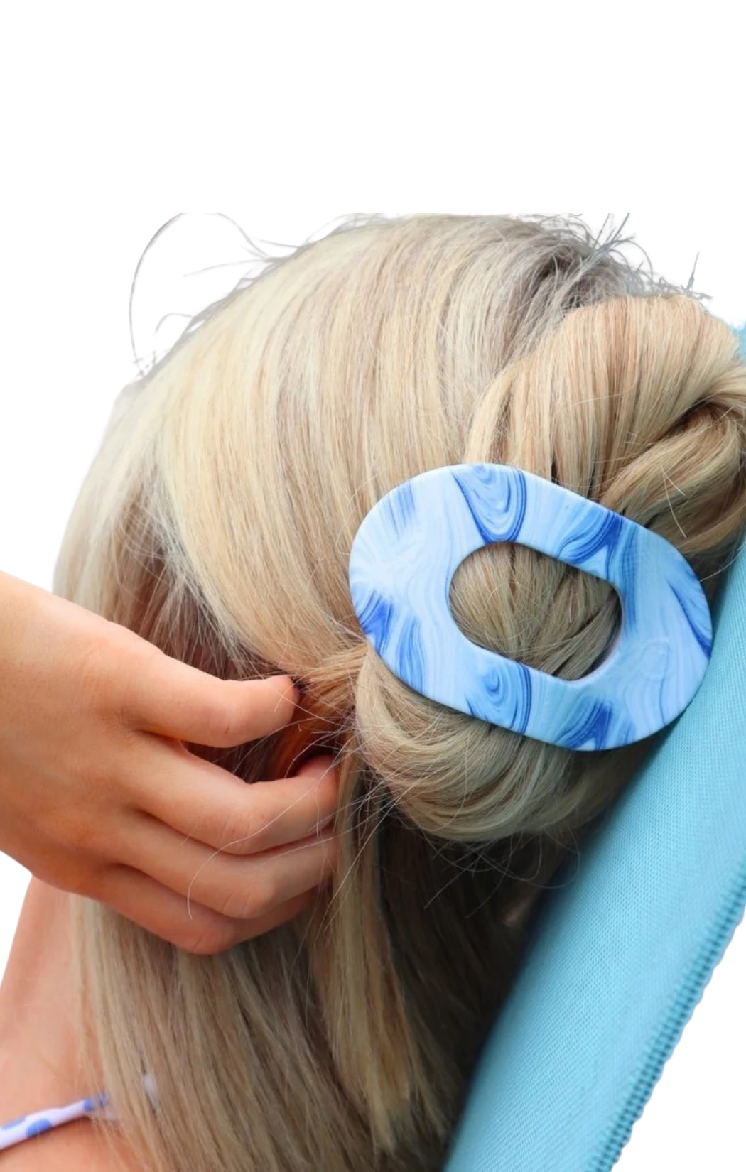 Flat Round Tide & True Medium Hair Clip