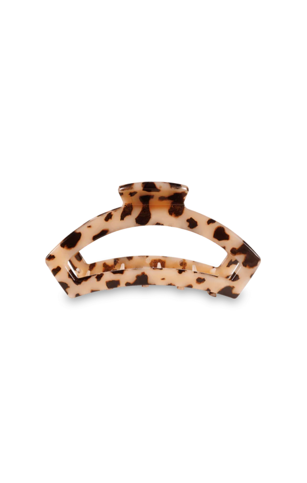 Open Blonde Tortoise Small Hair Clip