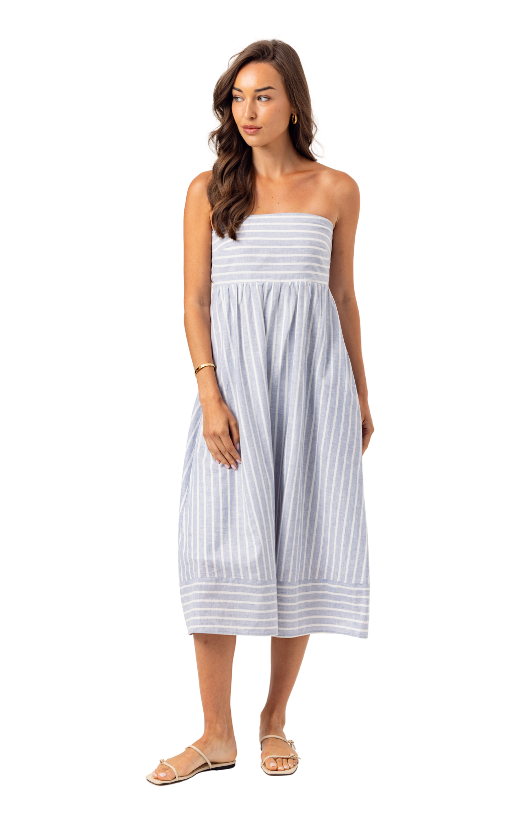 Slate Stripe Kenny Dress