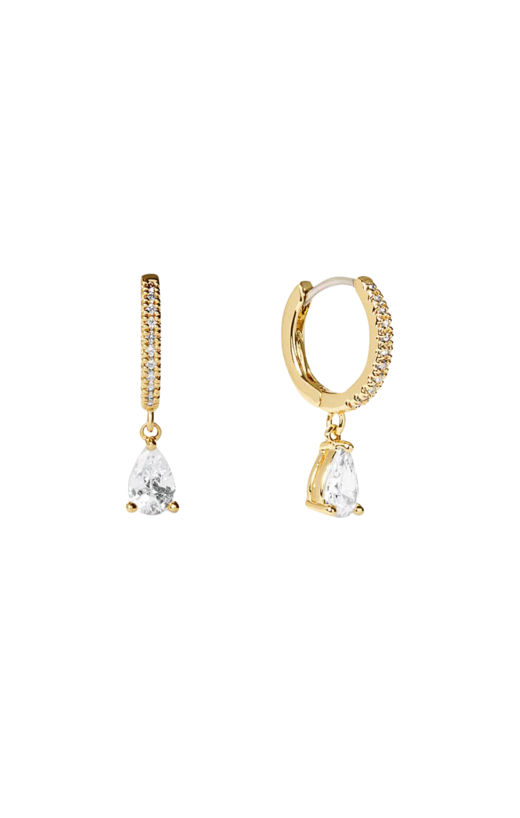 Elise Delicate Huggie Hoops