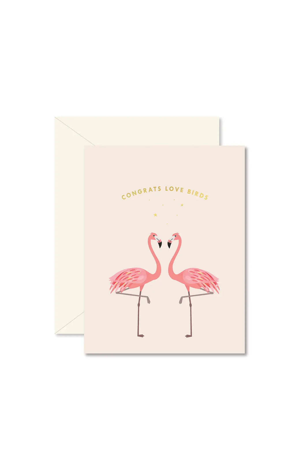 Congrats Love Bird Greeting Card