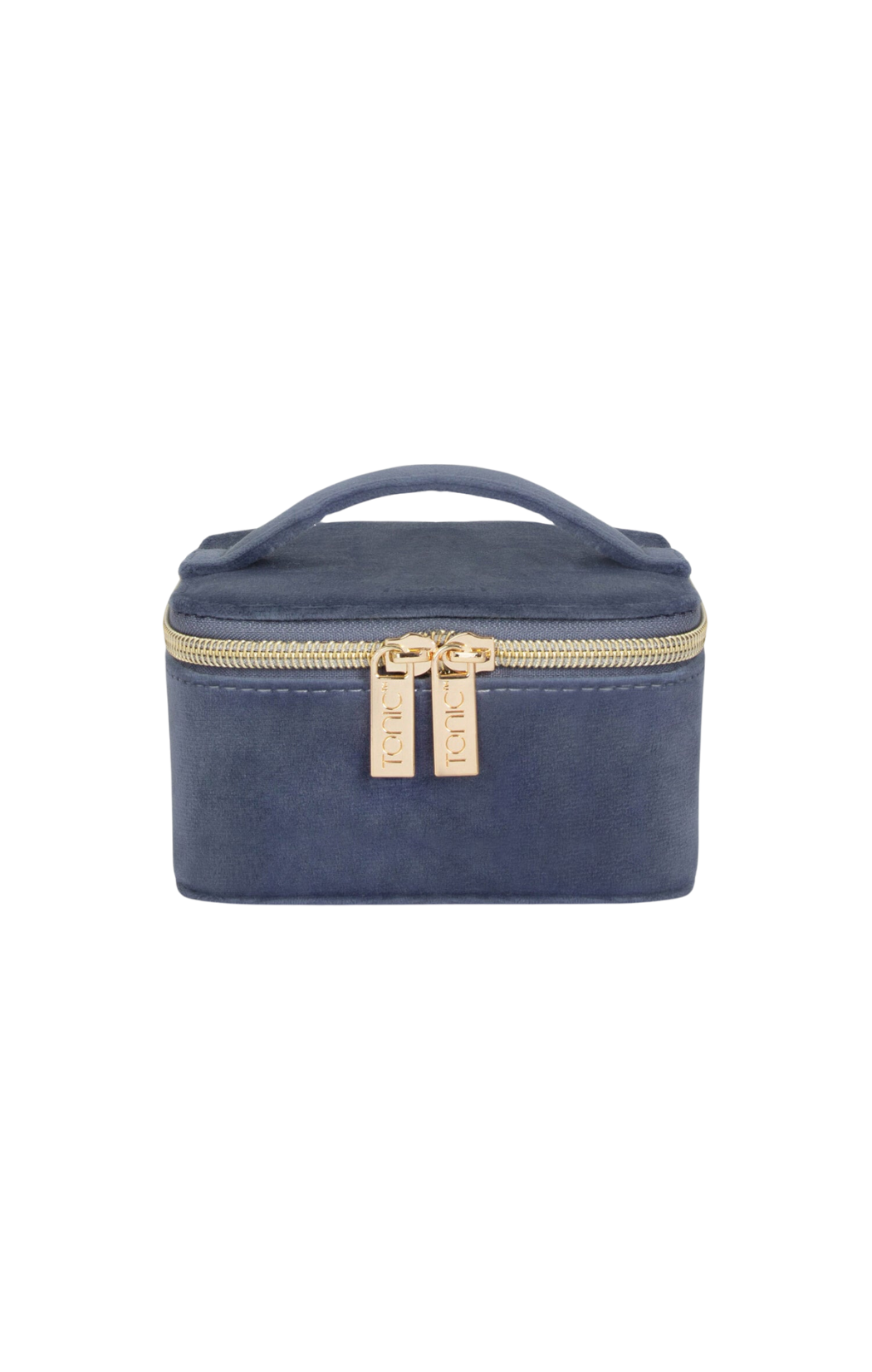 luxe velvet jewelry cube jewellery carrier case travel