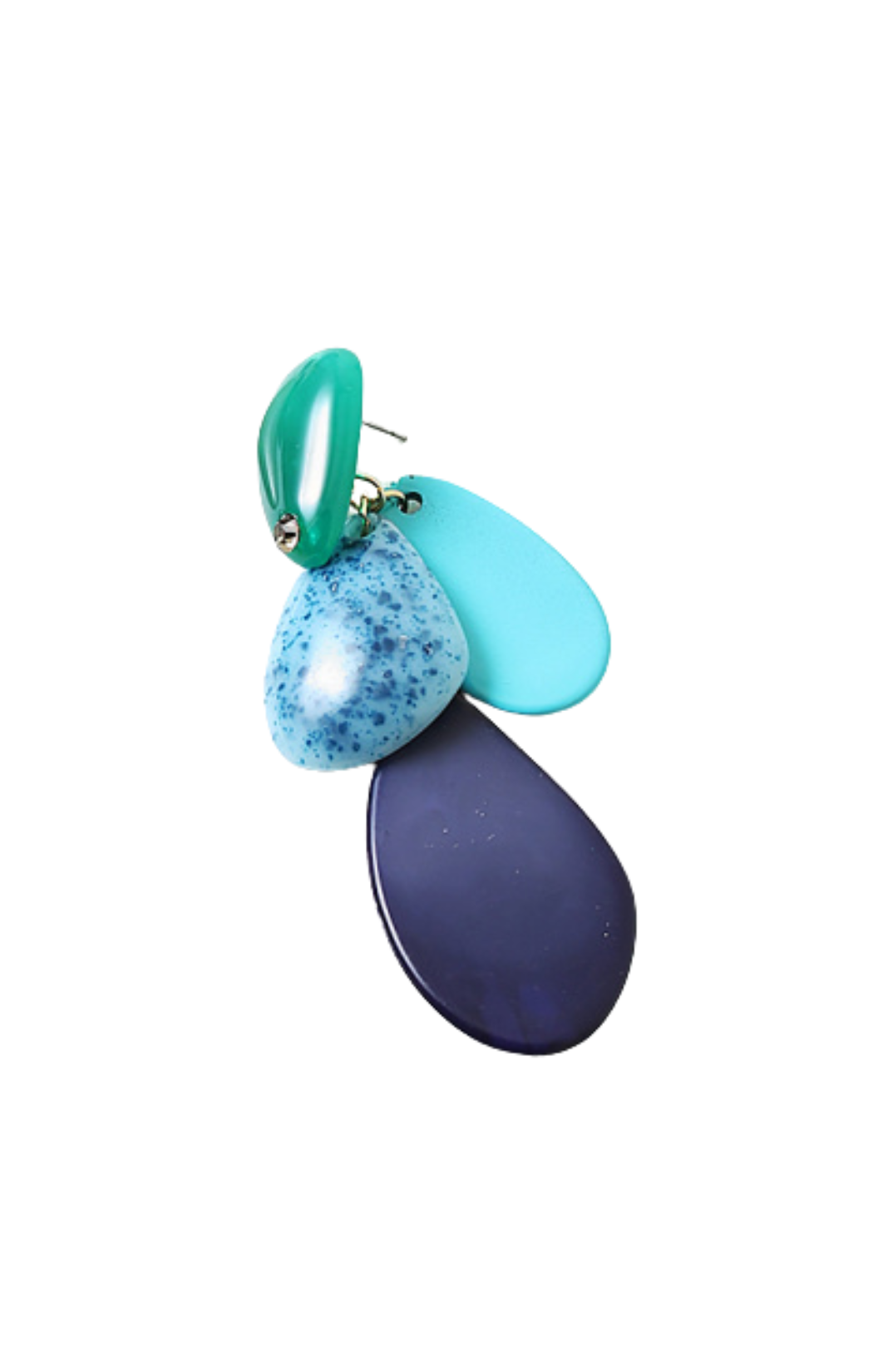 Dottie Drop Earring - Blue