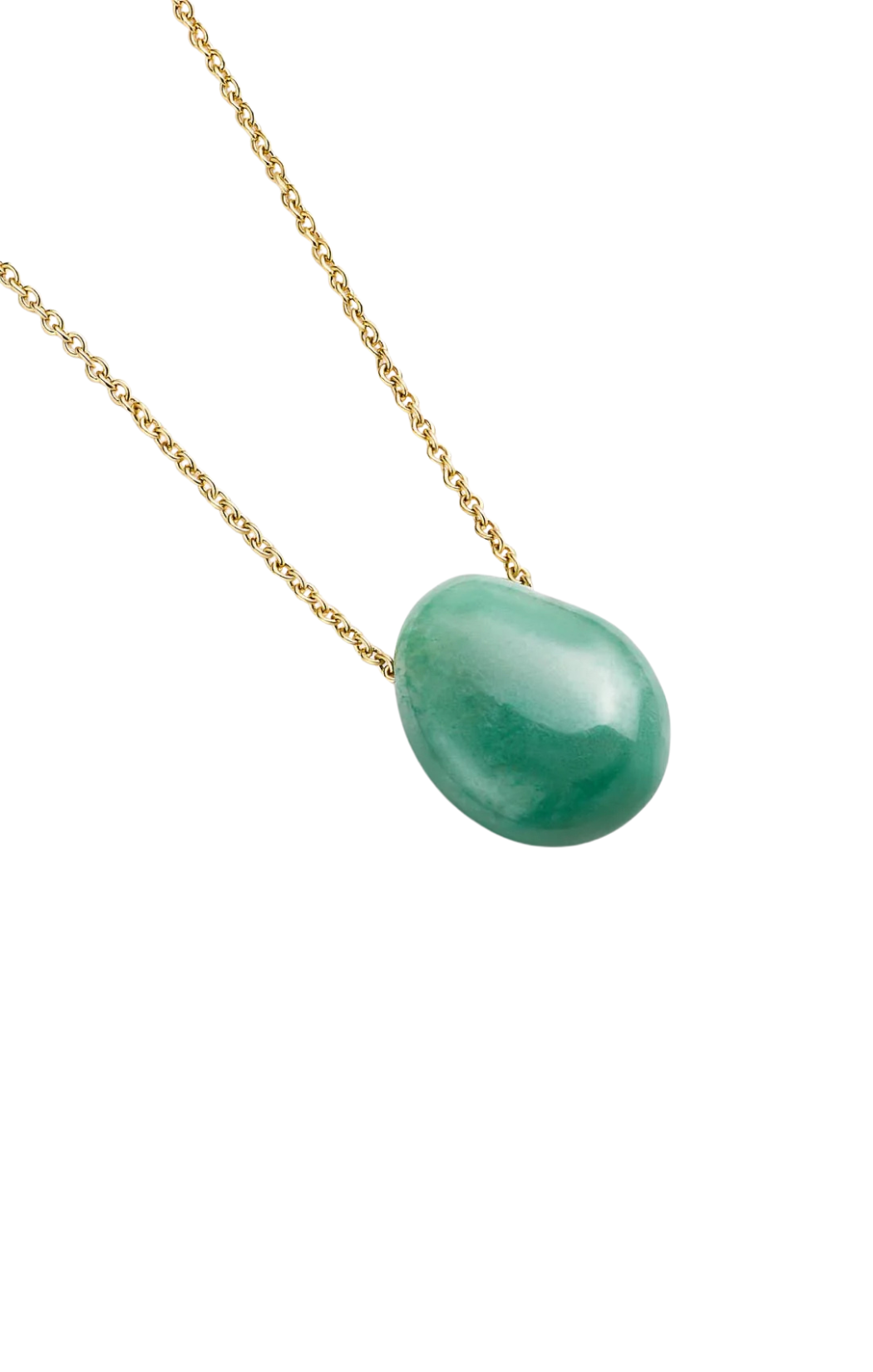 Pebble Mini Aventurine Pendant Necklace