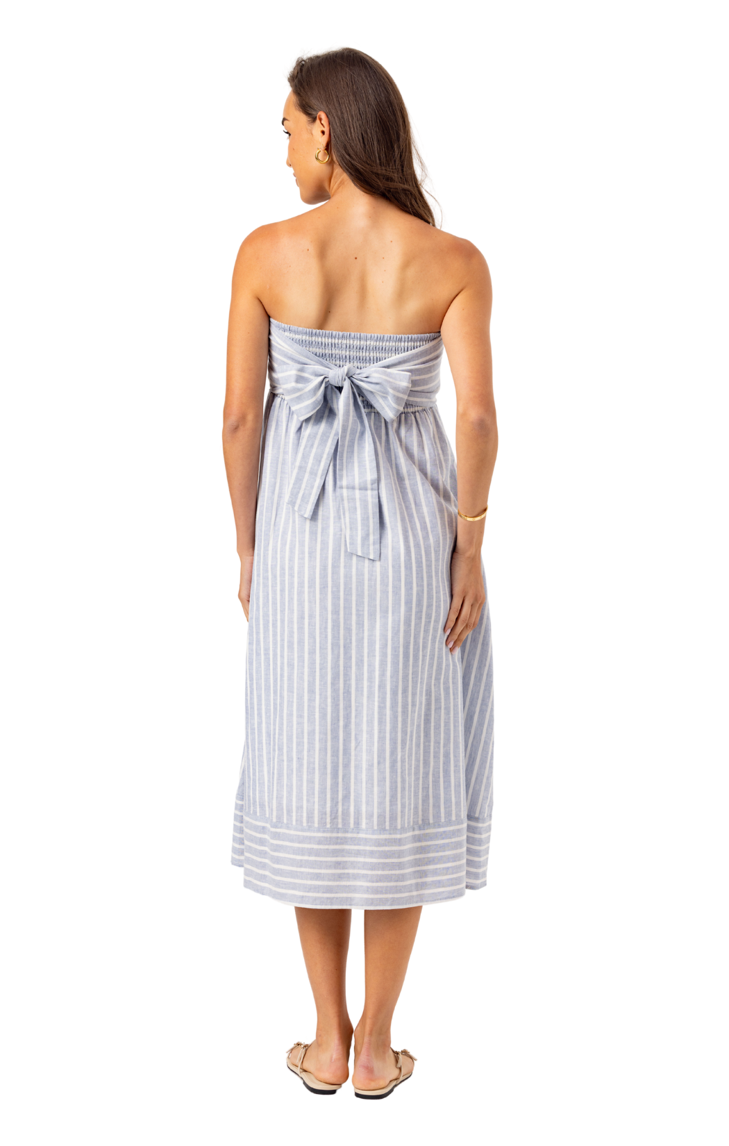 Slate Stripe Kenny Dress