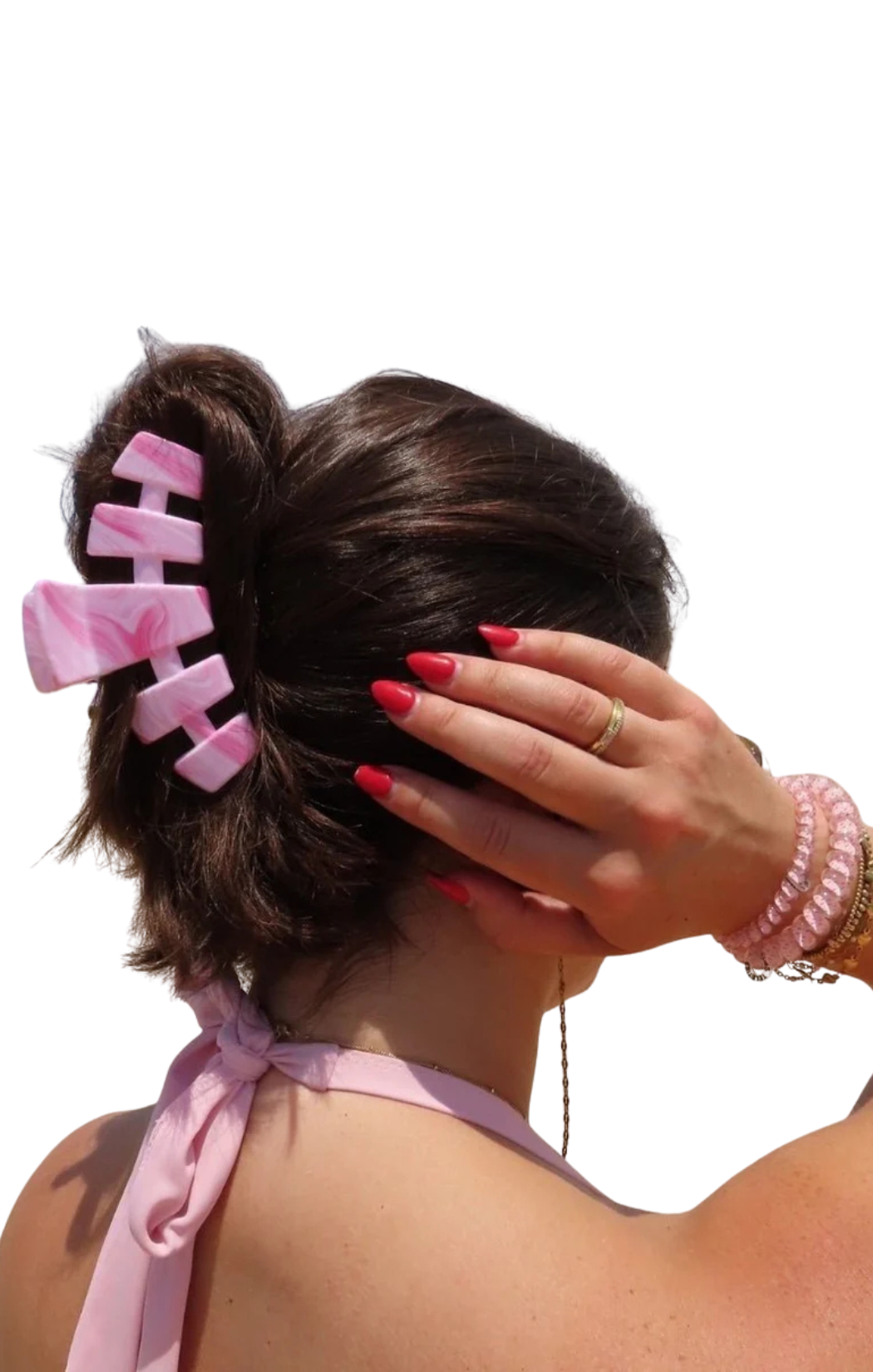 Pinch Me Pink Large Claw Clip
