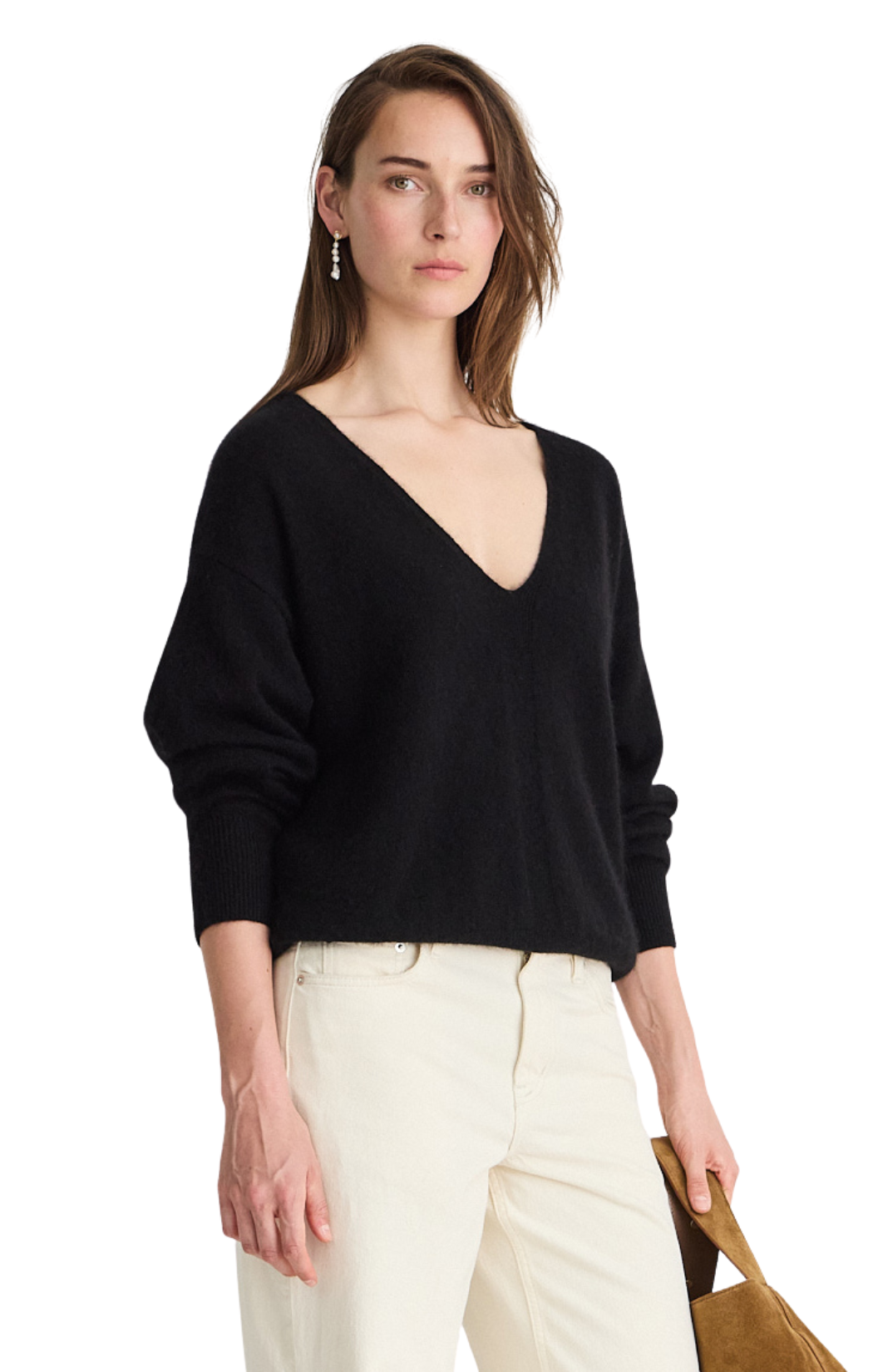 Softest Silk Cashmere V-Neck