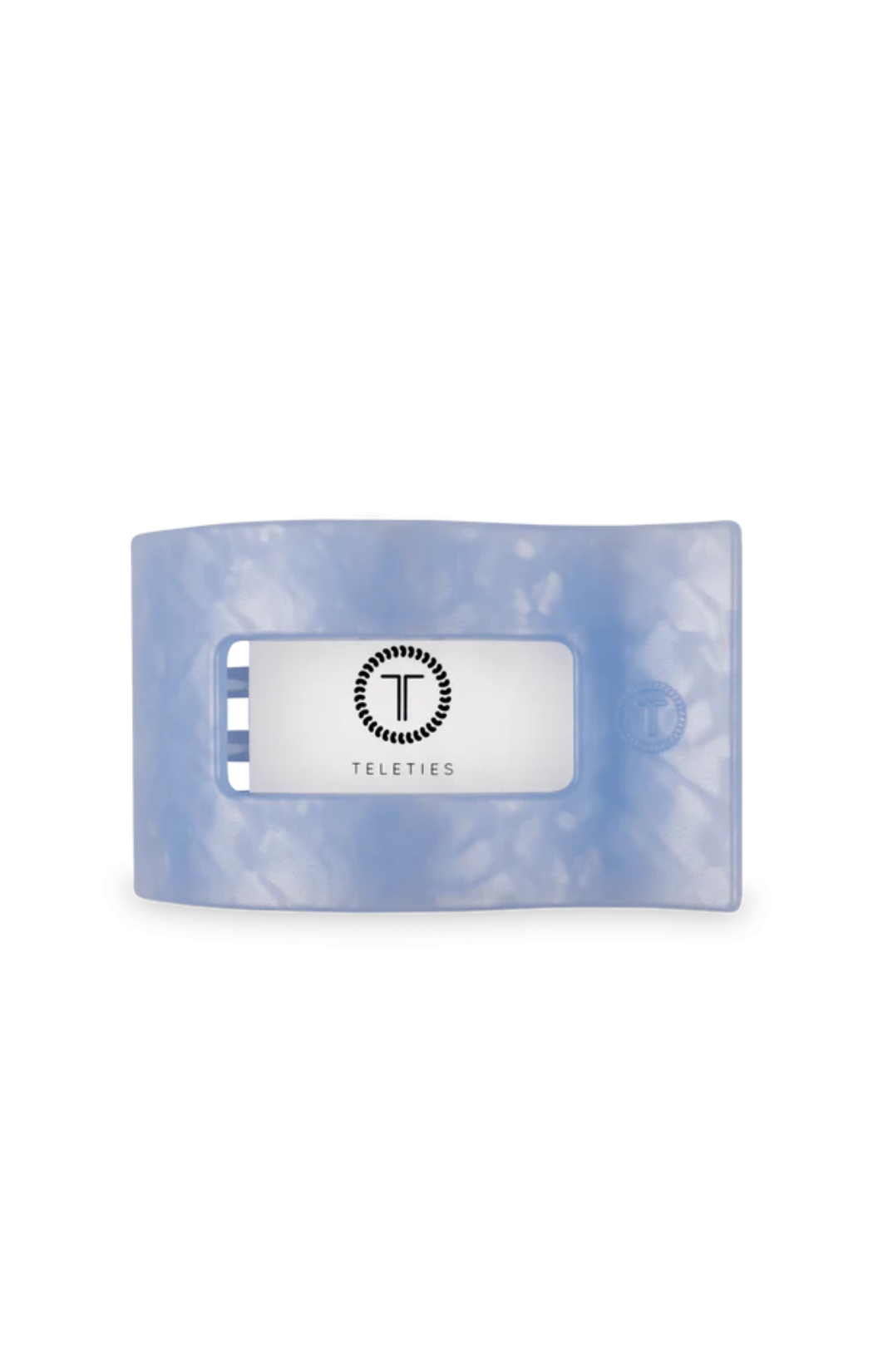 Blue Lagoon Large Flat Rectangle Hair Clip