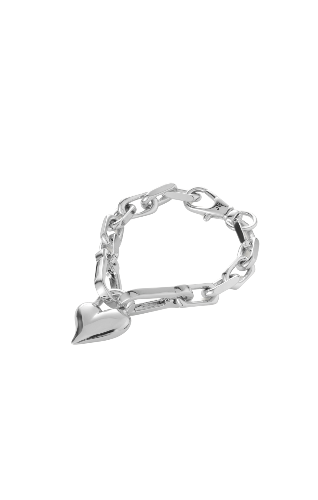 jenny bird silver heart bracelet