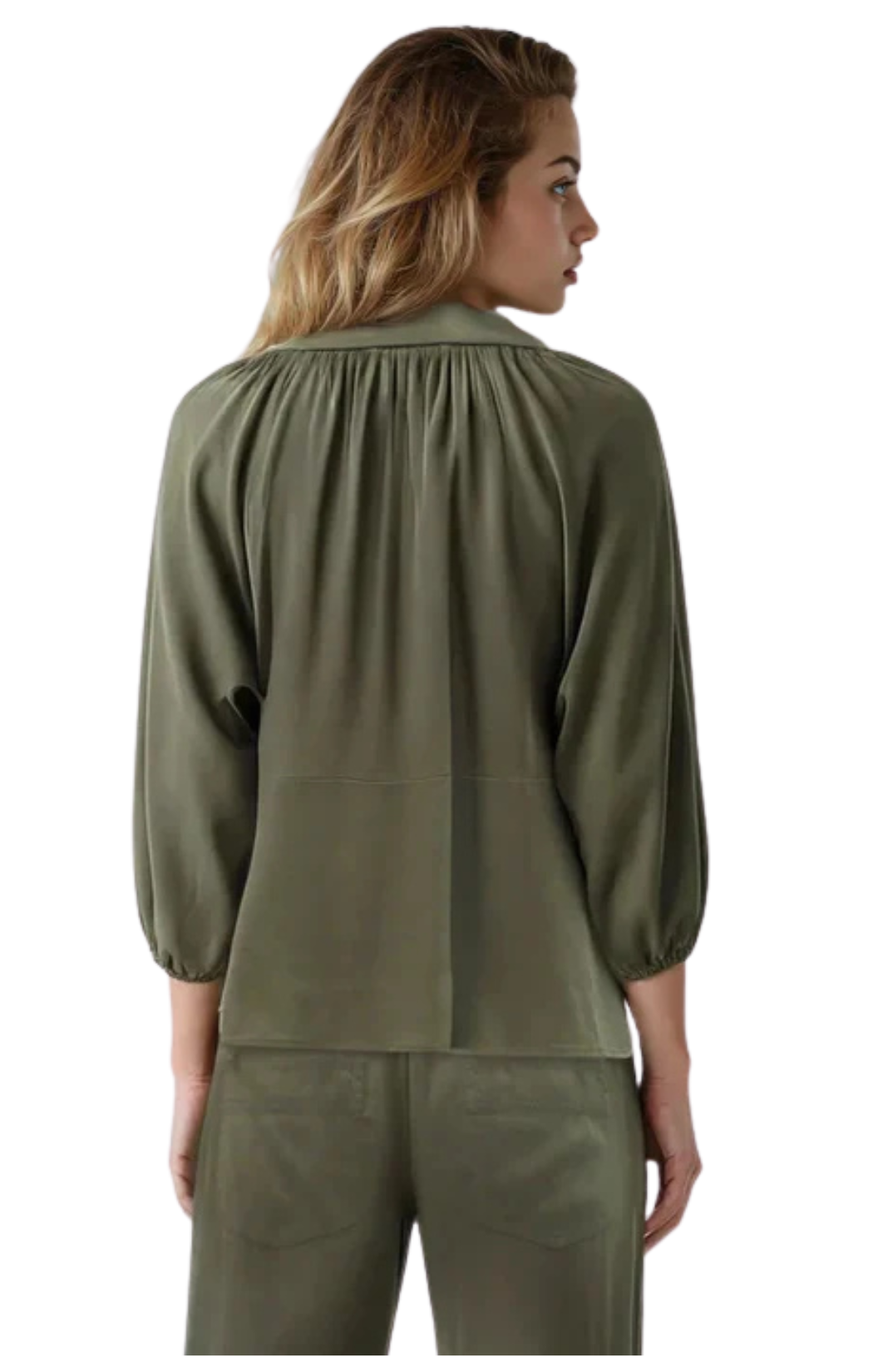 Chrystie Draped Cupro Jacket