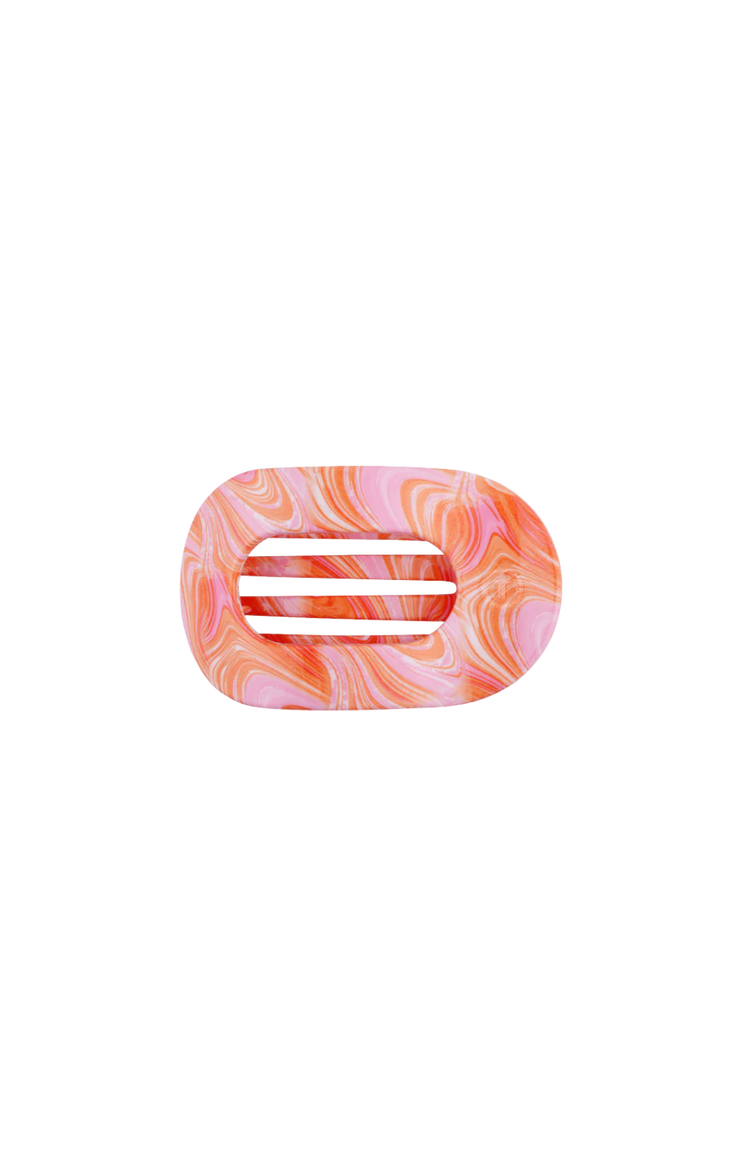 Just Keep Swimming Small Flat Round Hair Clip