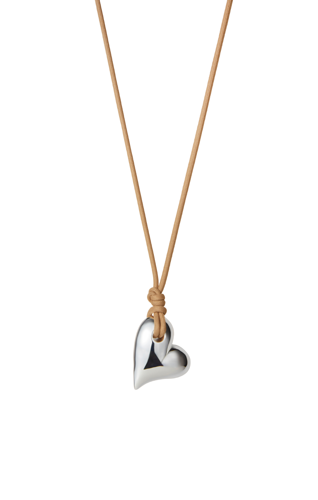 Art Heart On A String Necklace