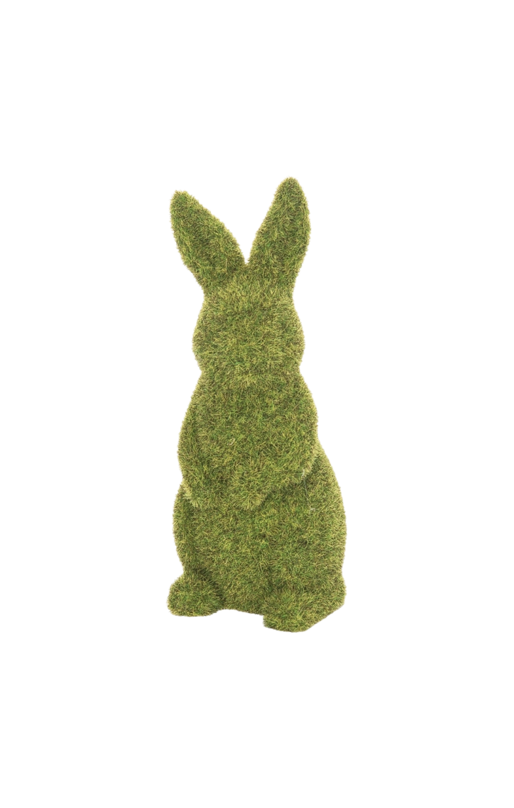 Easter Flocked Standing Bunny Decorative Figurine
