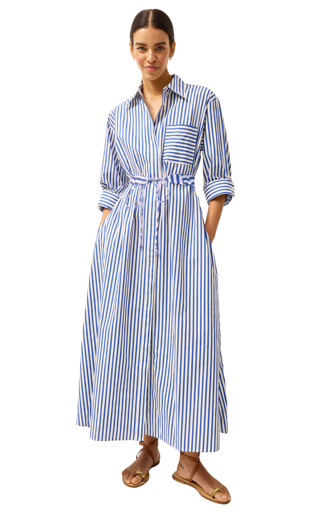 Quindra Dress in Surf | Marie Oliver