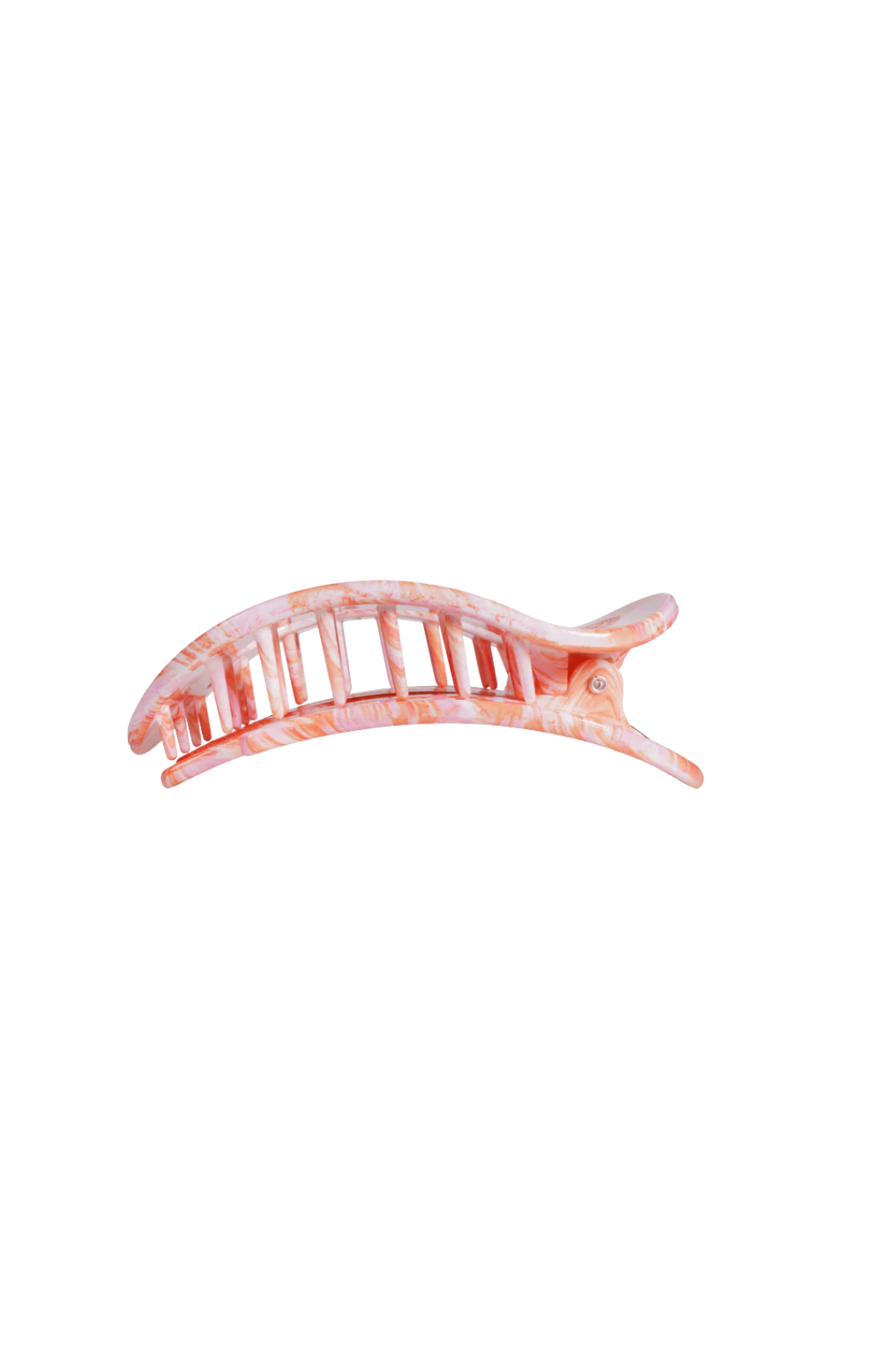Flat Round Just Keep Swimming Medium Hair Clip