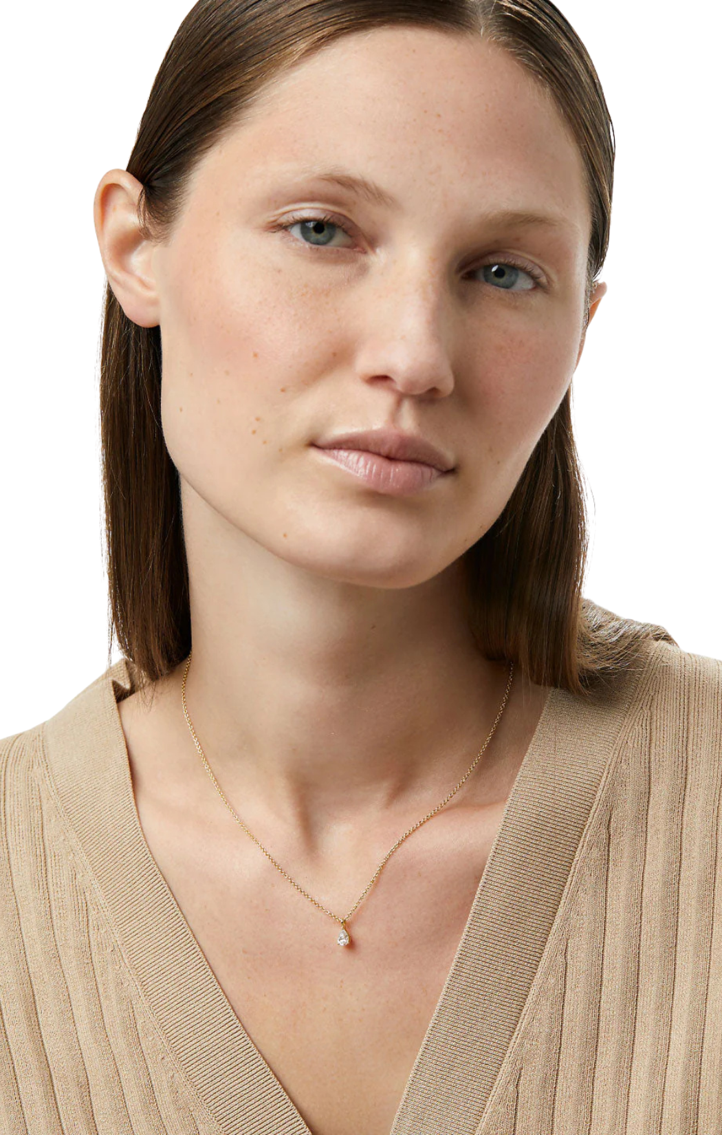 Elise Delicate Solitaire Pendant