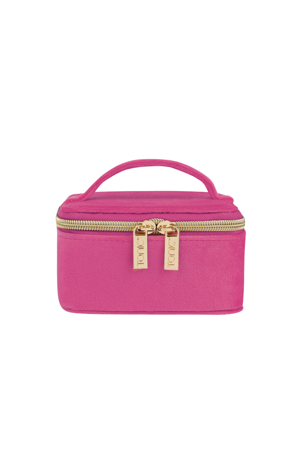 luxe velvet jewelry cube jewellery carrier case travel