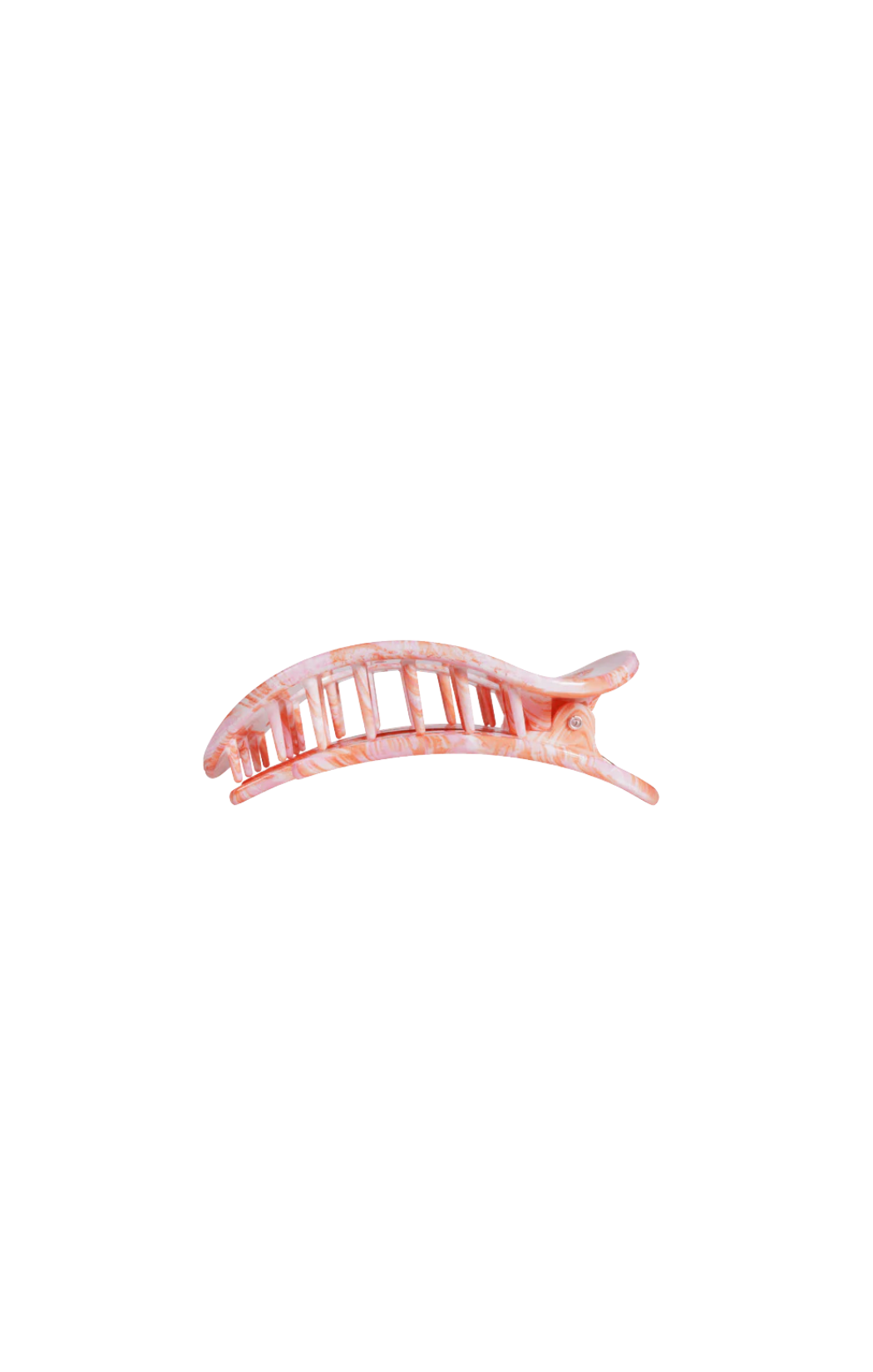 Just Keep Swimming Small Flat Round Hair Clip