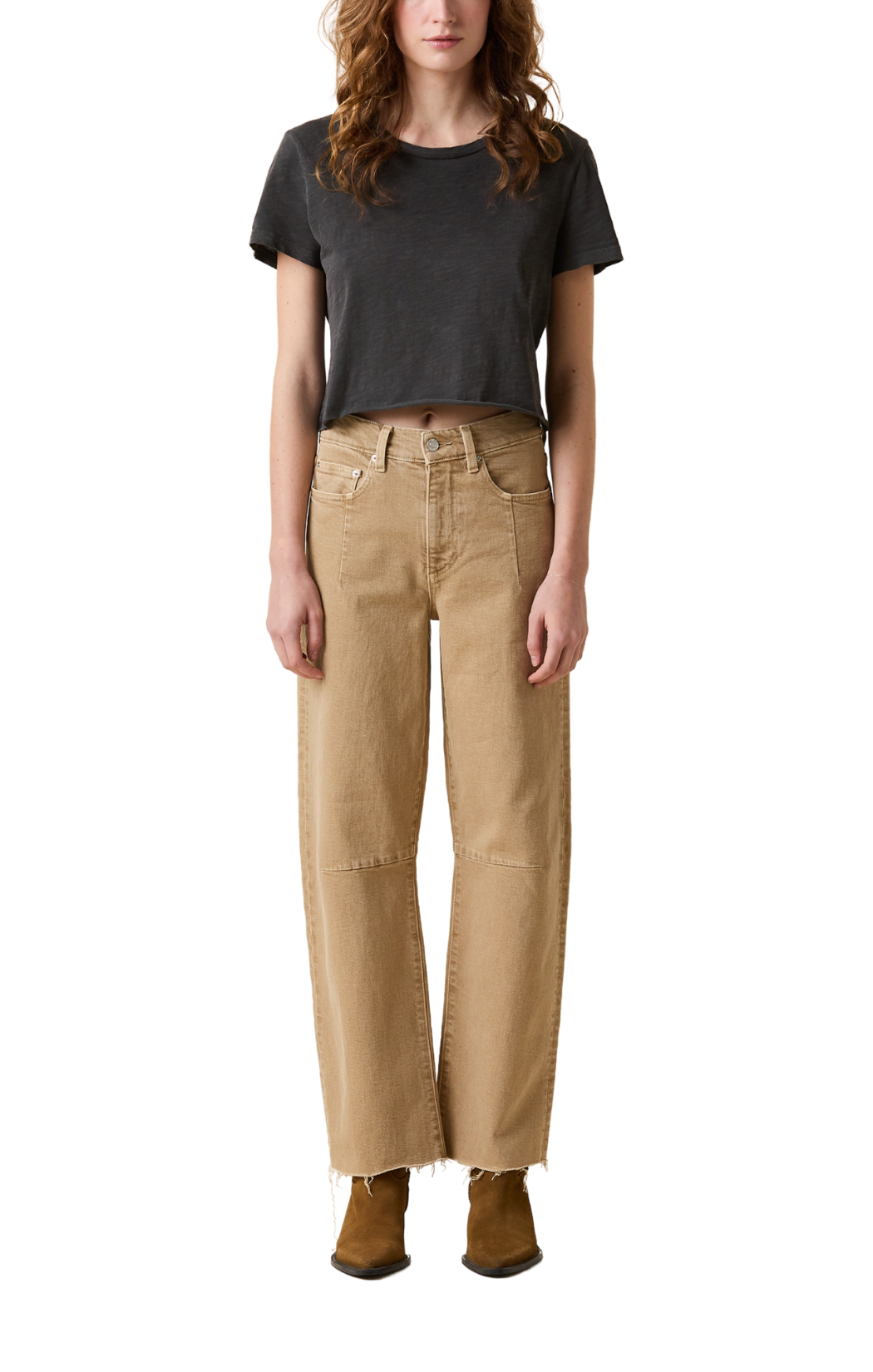 Pixie Ankle Fray-Mid Rise