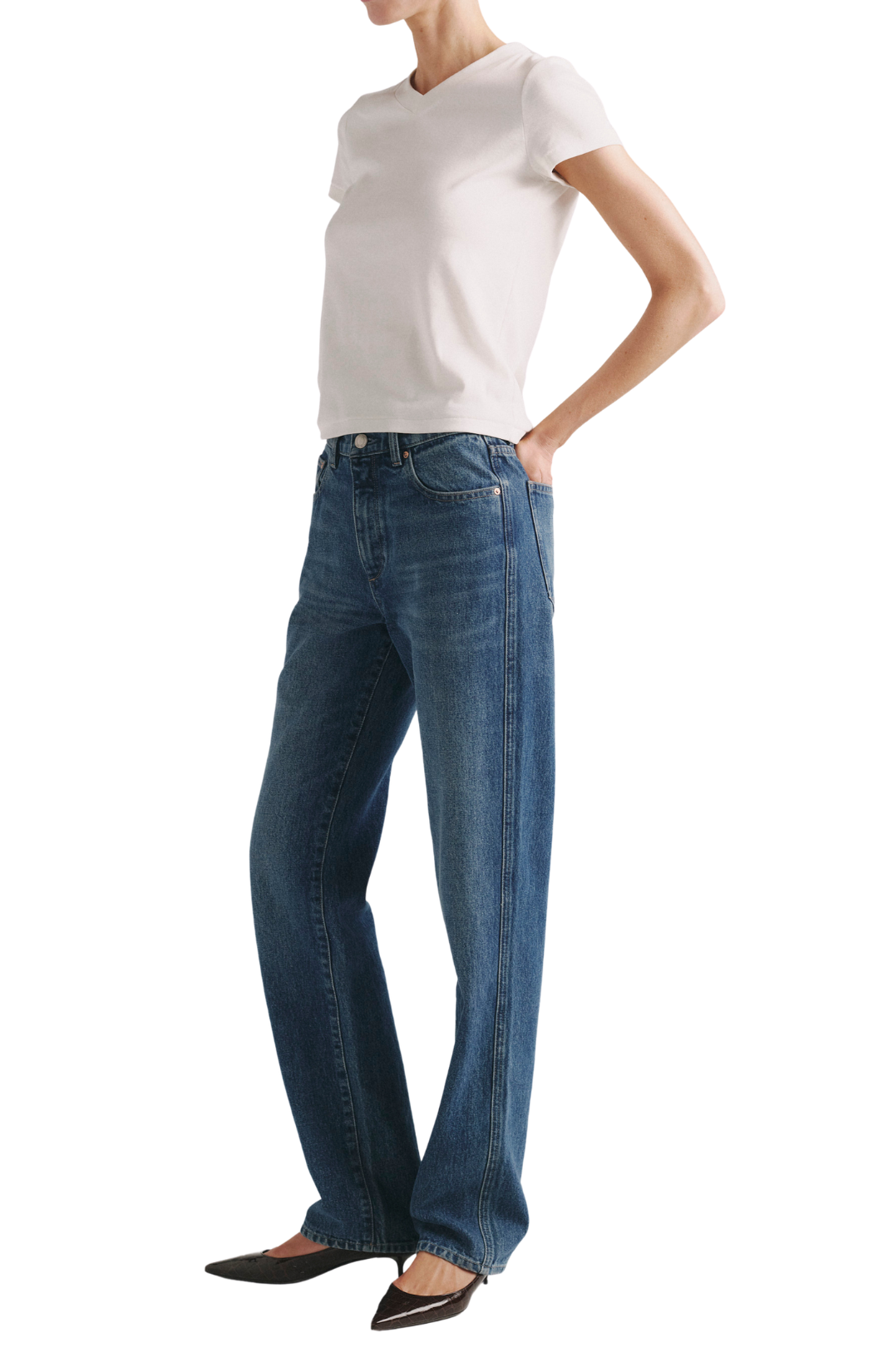 Shrunken Tee V-Neck