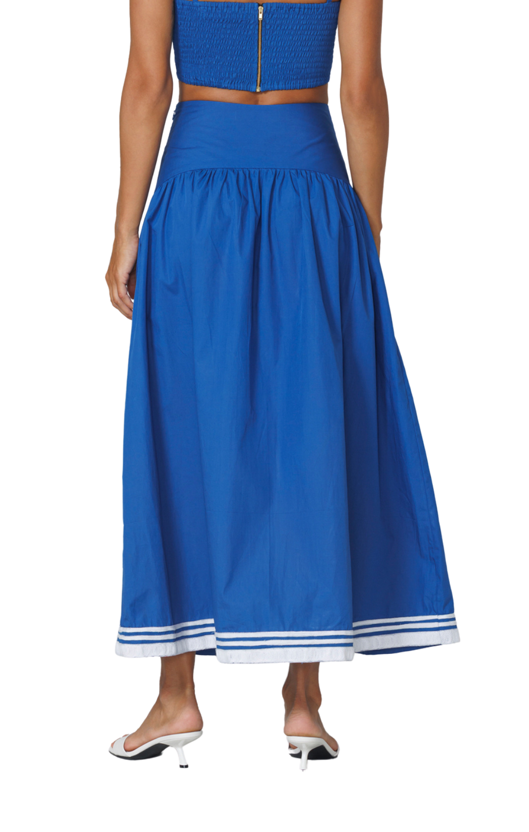 Oliver Embroidered Poplin Skirt