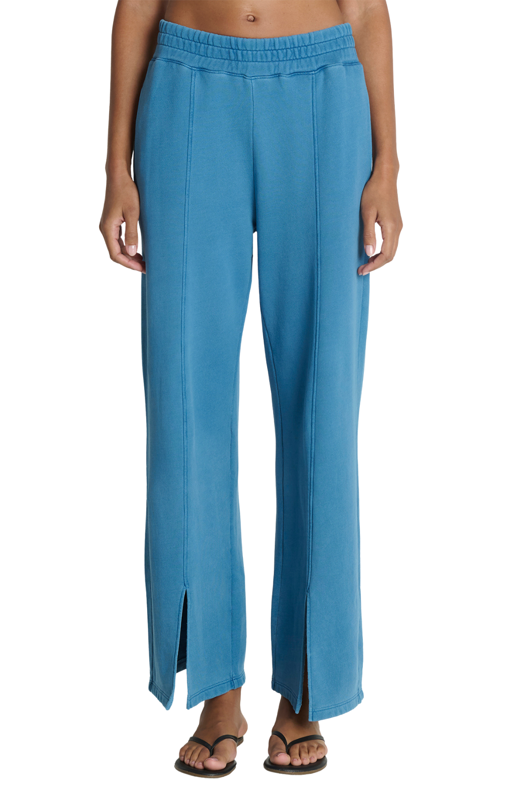 Lincoln Front Slit Knit Pant