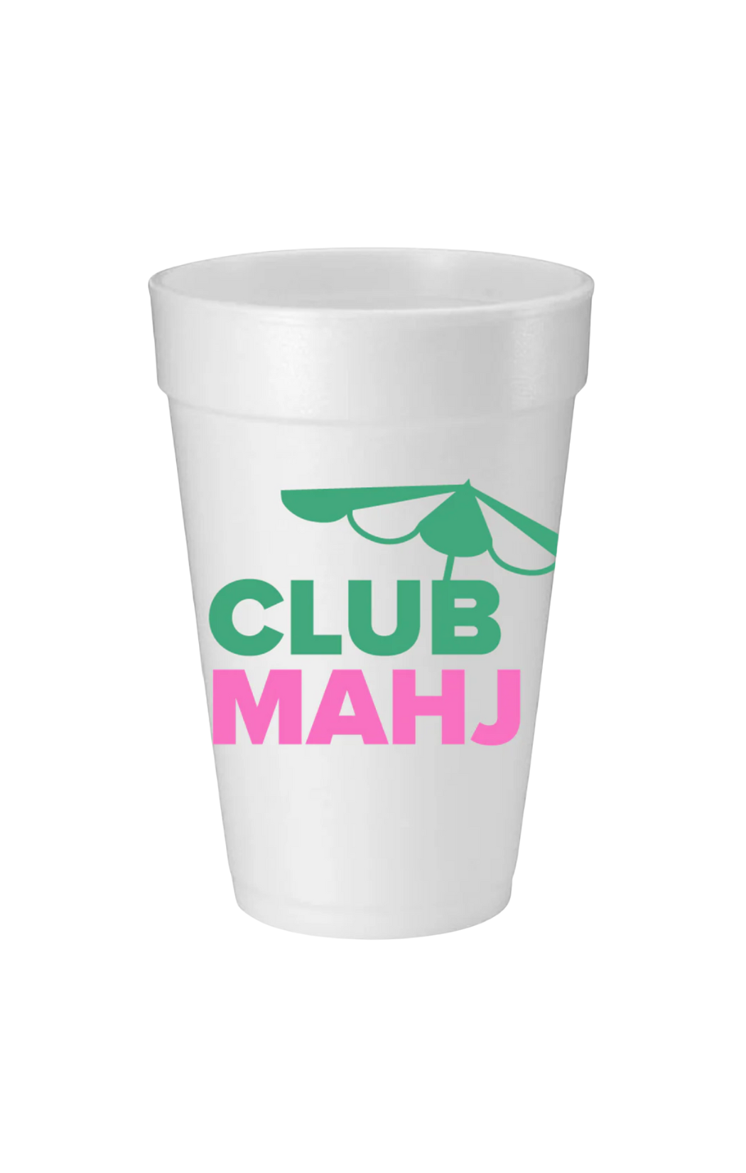 Club Mahj Foam Cups