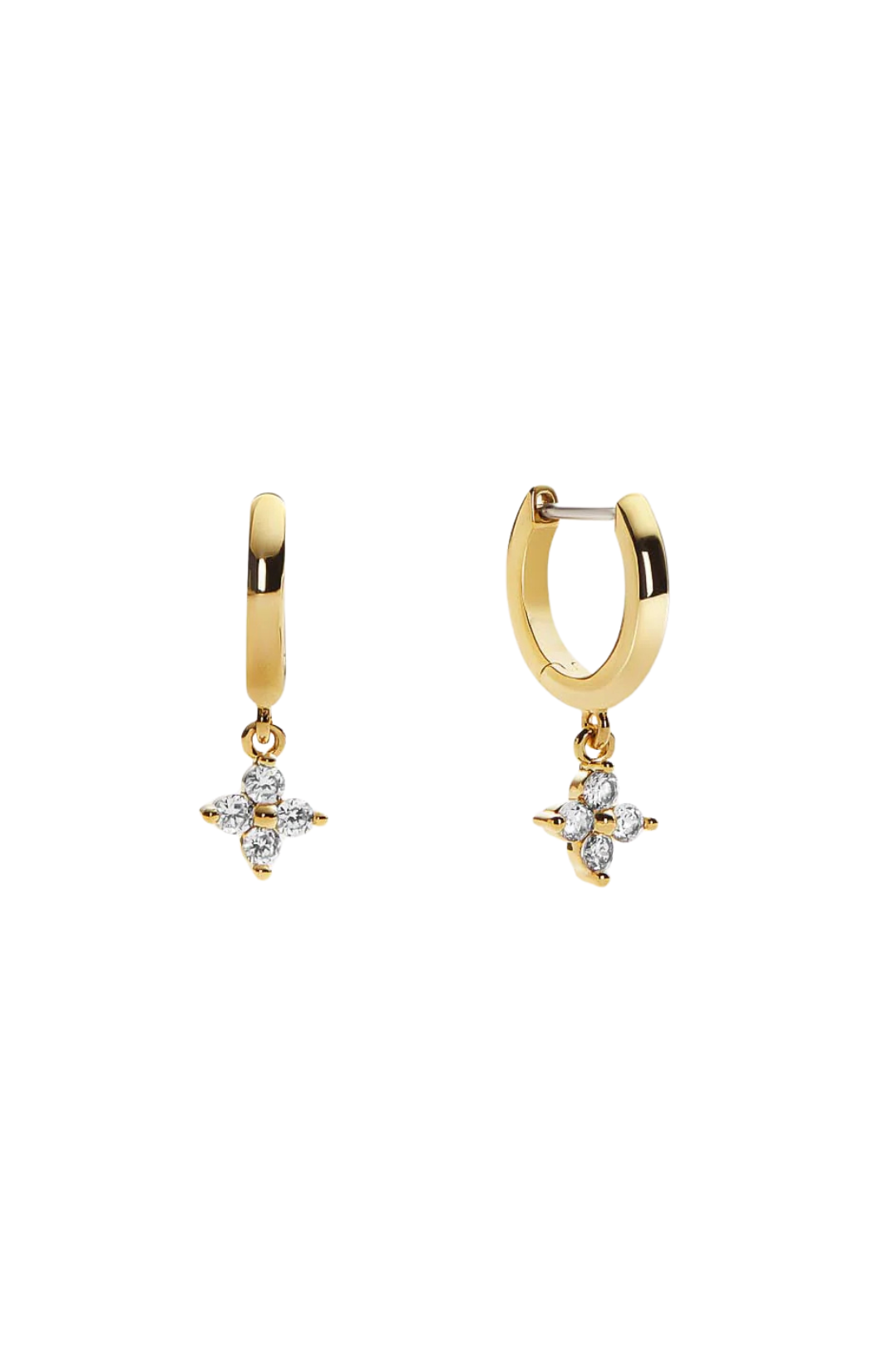 Angela Huggie Hoop Earrings