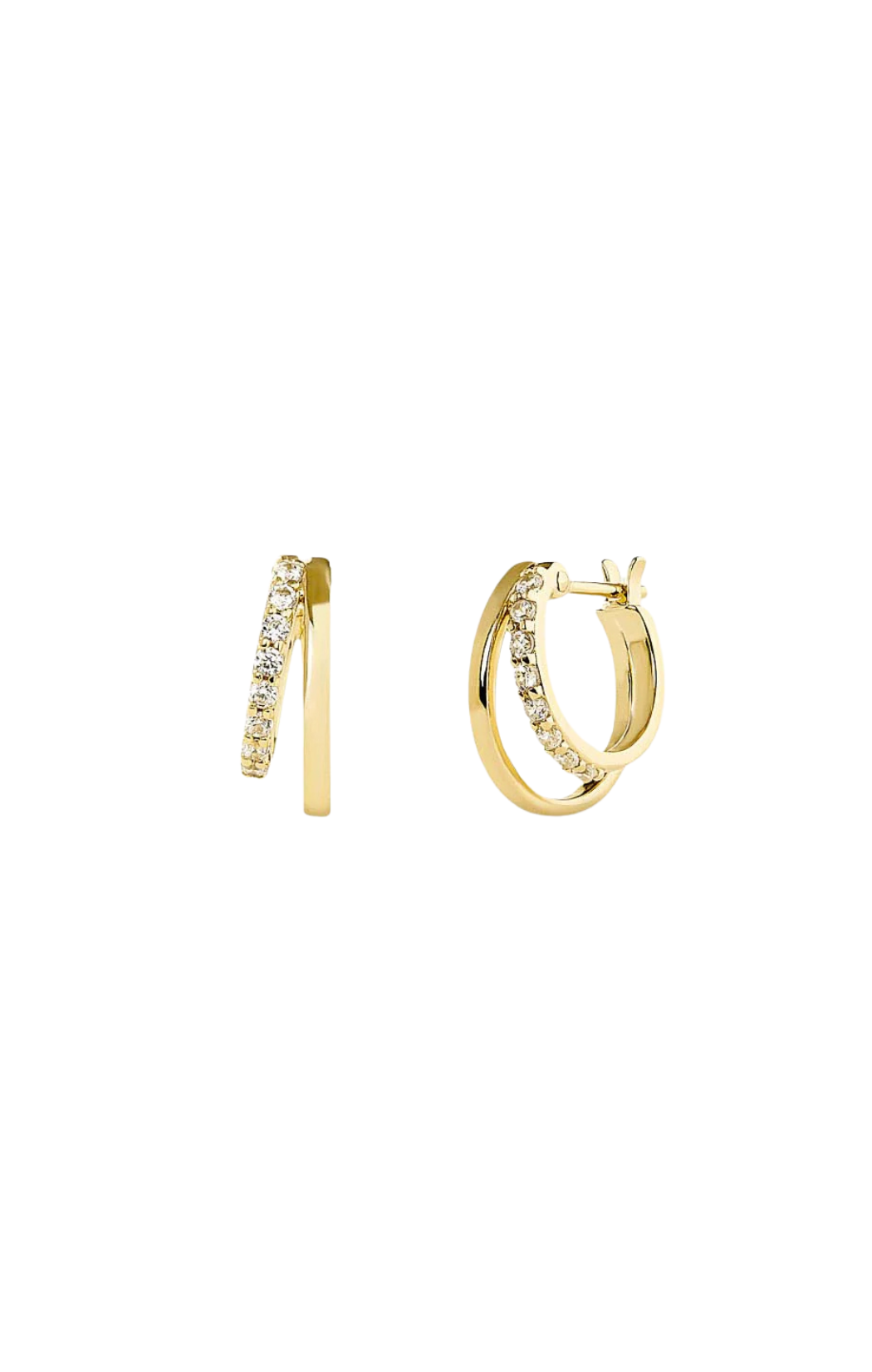 Toda Double Hoop Earrings