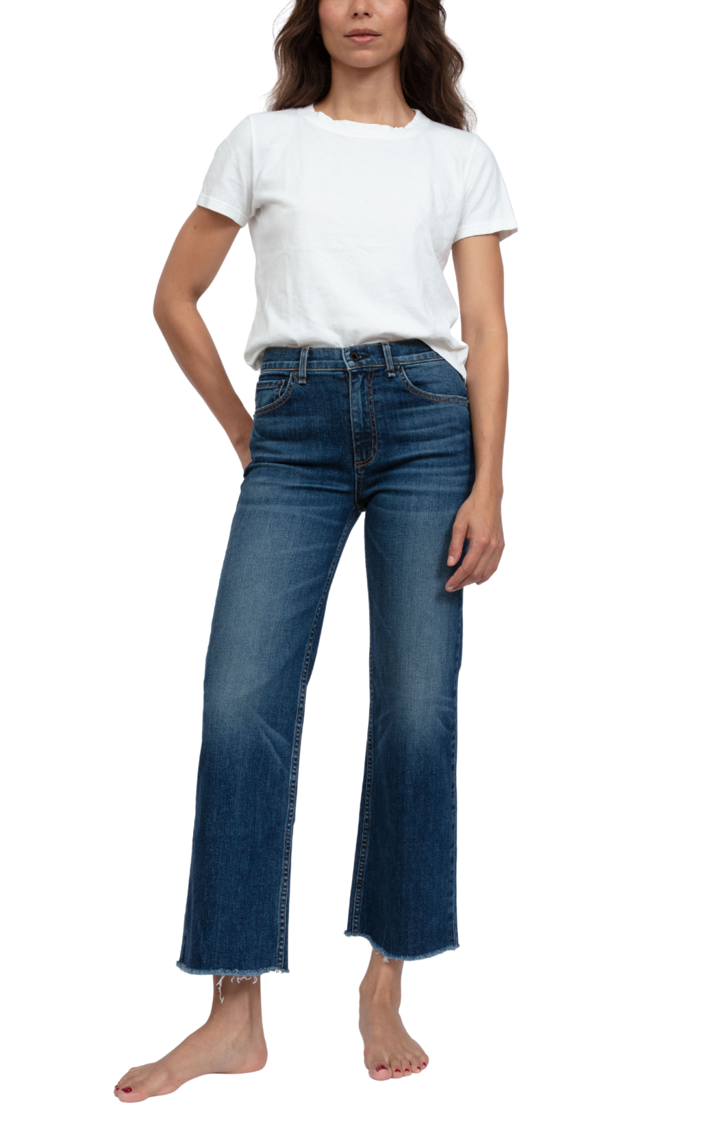 Crop Wide Leg Chevelle