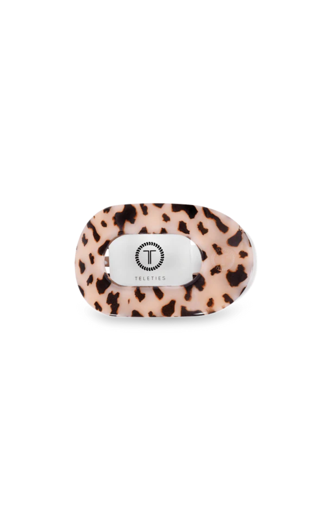 Blonde Tortoise Small Flat Round Hair Clip