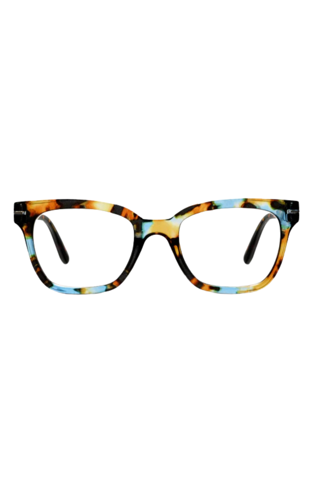 Peepers reading glasses in various colored frames and strengths
