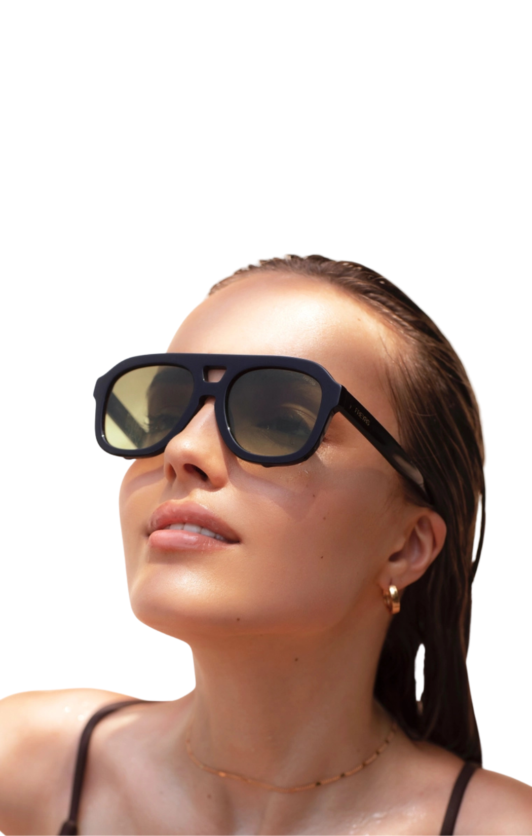 Voyager Acetate Oversized Aviator Sunglasses