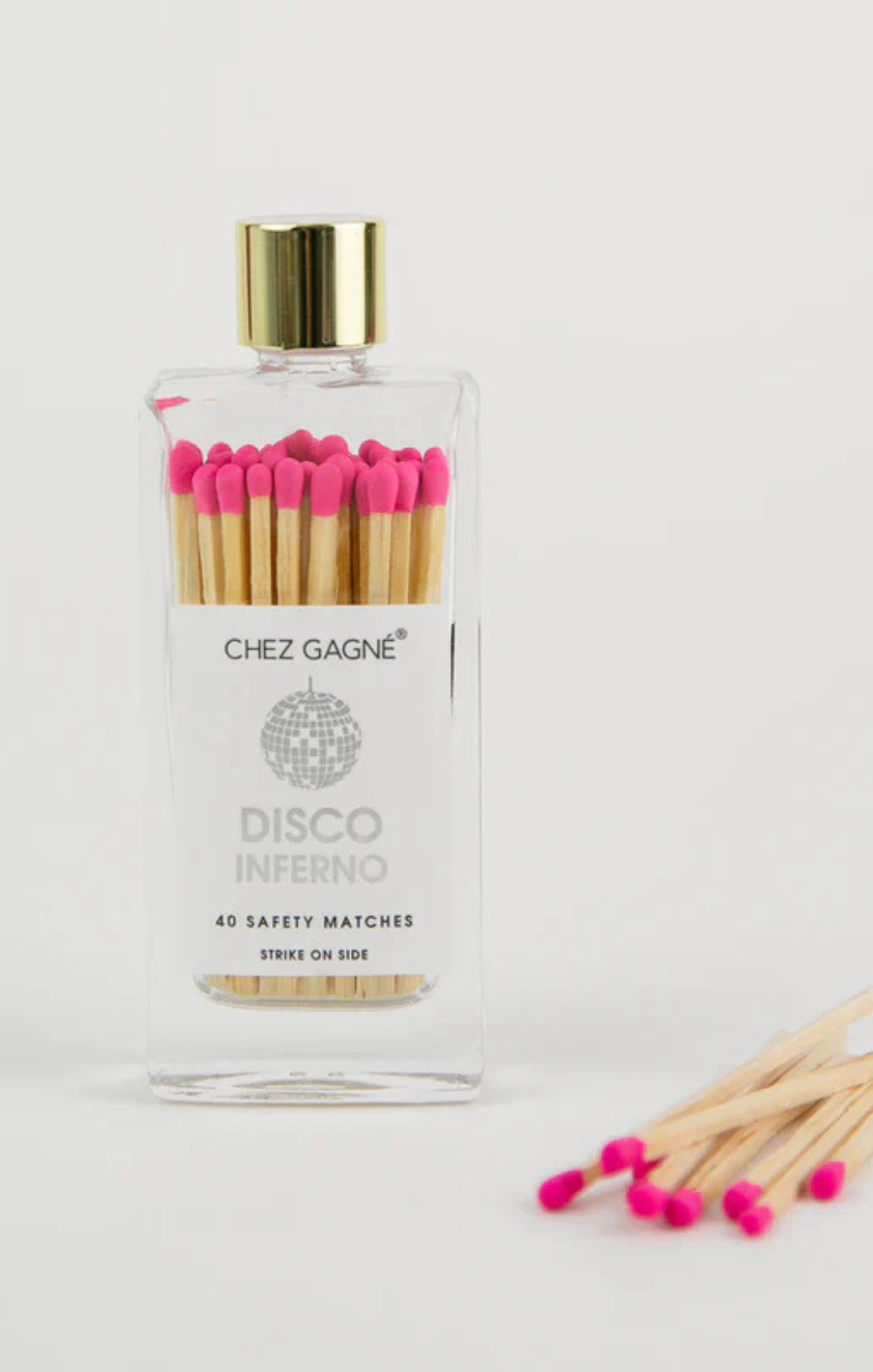 Matches in Glass Bottle