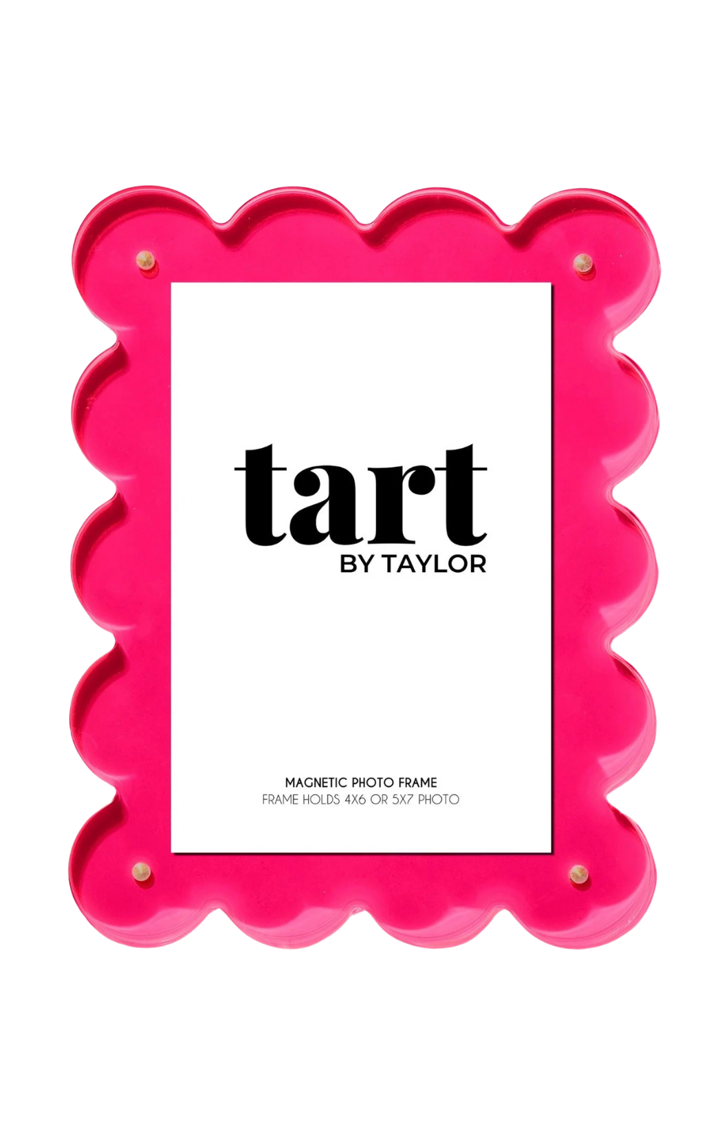 Neon Pink Acrylic Frame