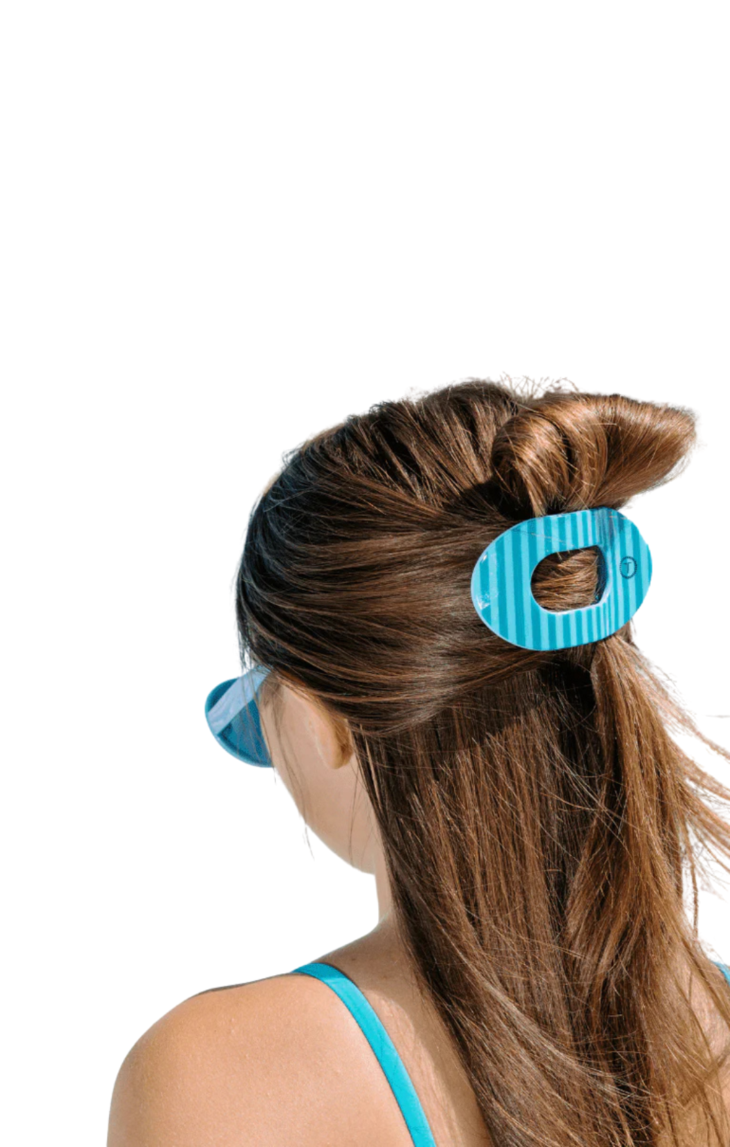 Flat Round Splash Zone Medium Hair Clip