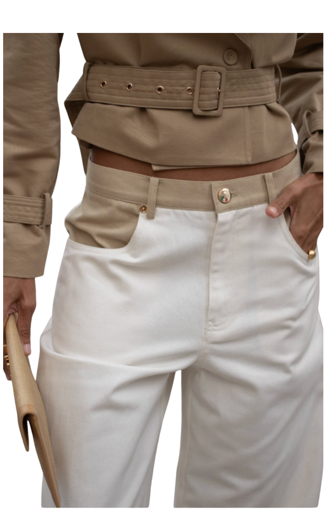 Sami Denim Combo Pants