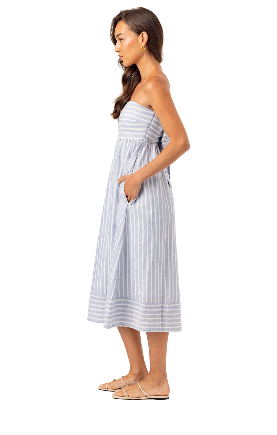 Slate Stripe Kenny Dress