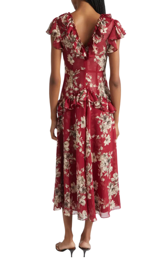 Handsketched Floral Tatum Dress