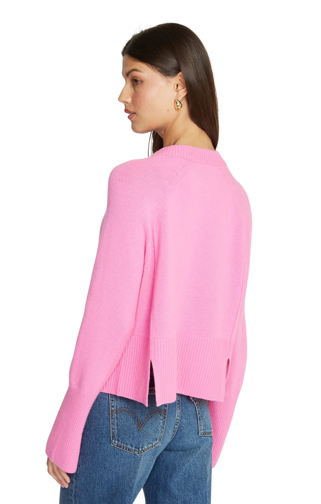 Raglan Crew W/ Side Slits